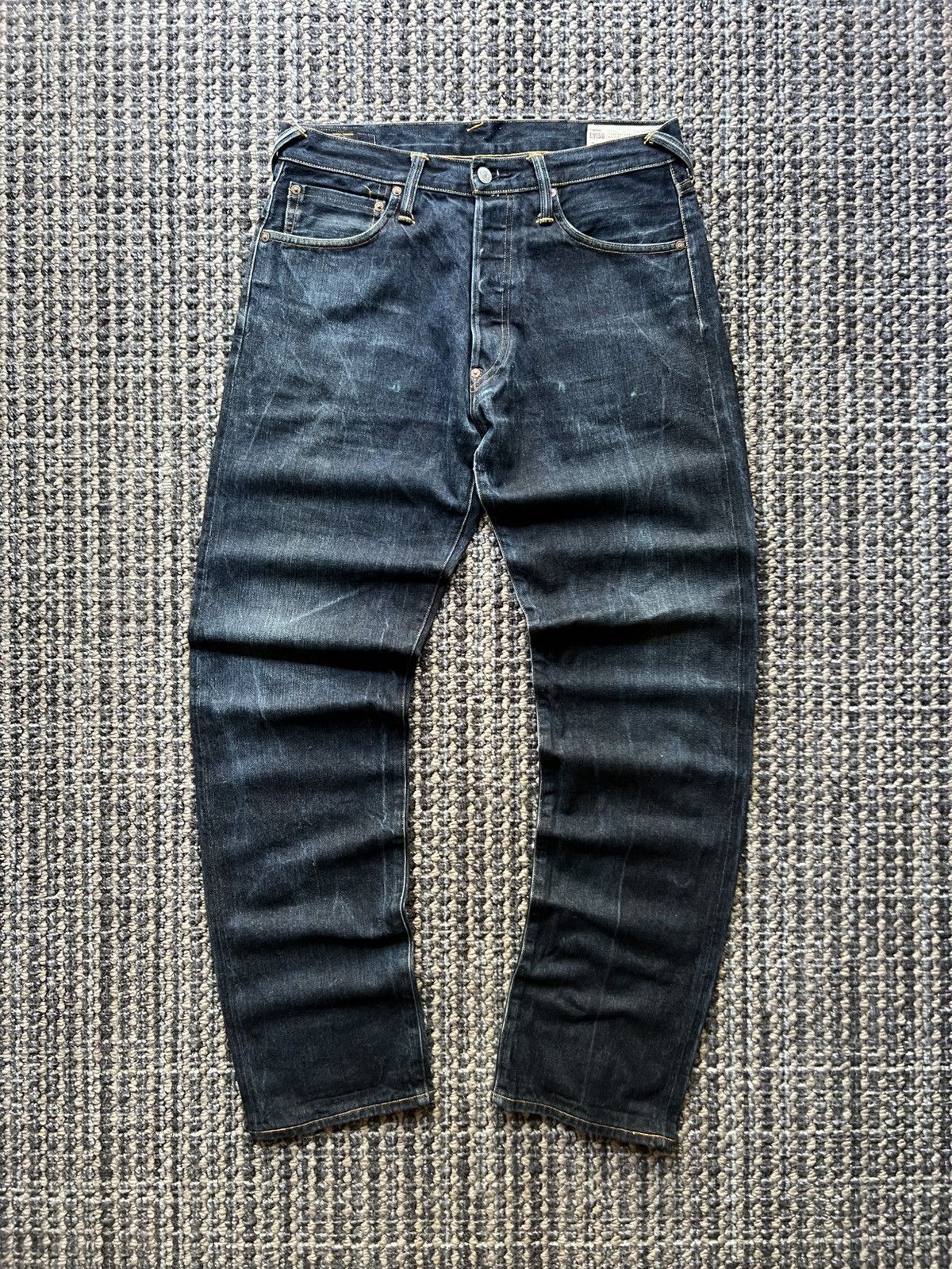 Evisu Evisu Patchwork Rare Selvedge Baggy Jeans Y2K Size US 32 / EU 48 - 2 Thumbnail