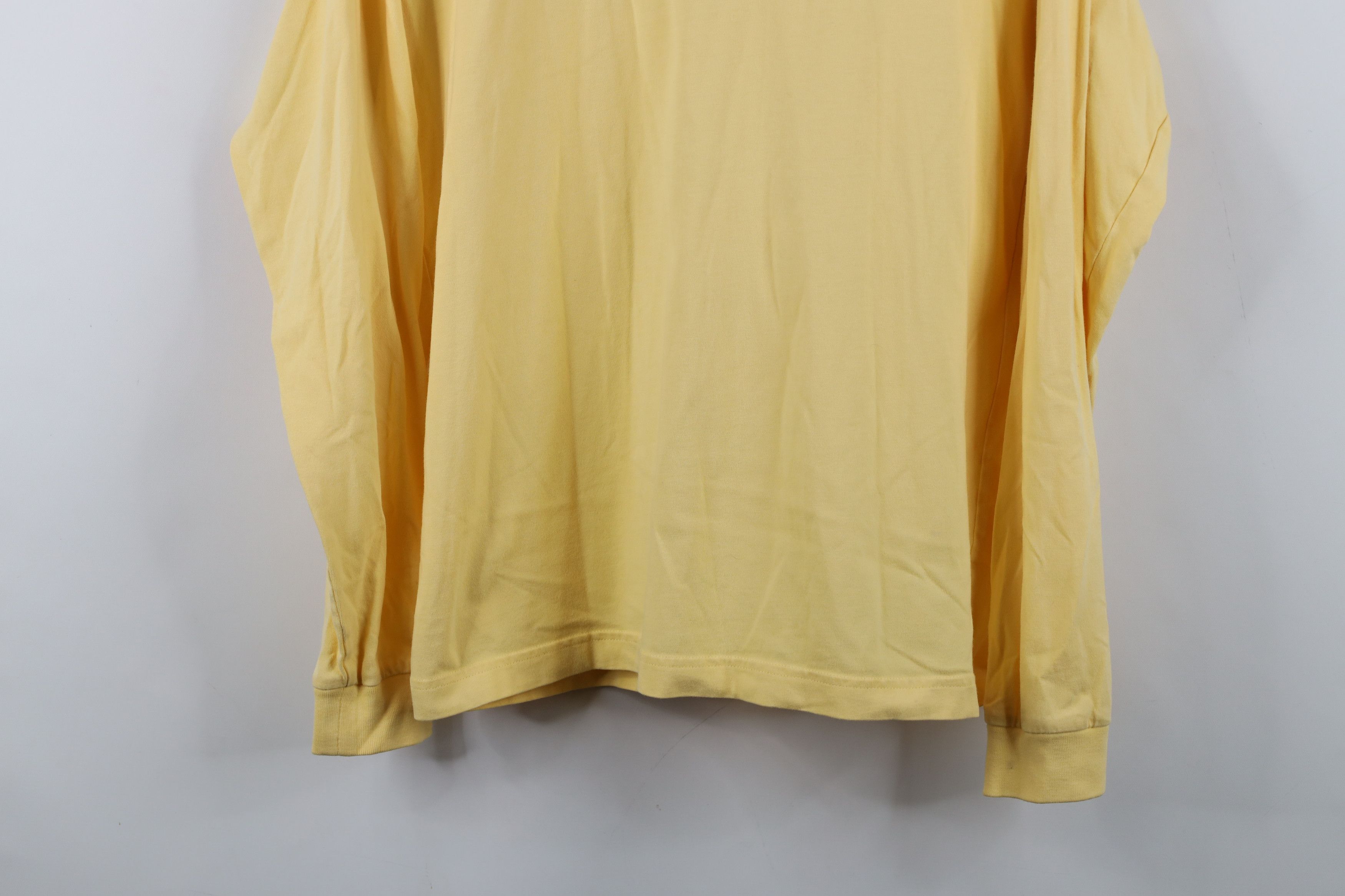 Brooks Brothers Vintage Brooks Brothers Knit Long Sleeve Rugby Polo Yellow Size US L / EU 52-54 / 3 - 3 Thumbnail
