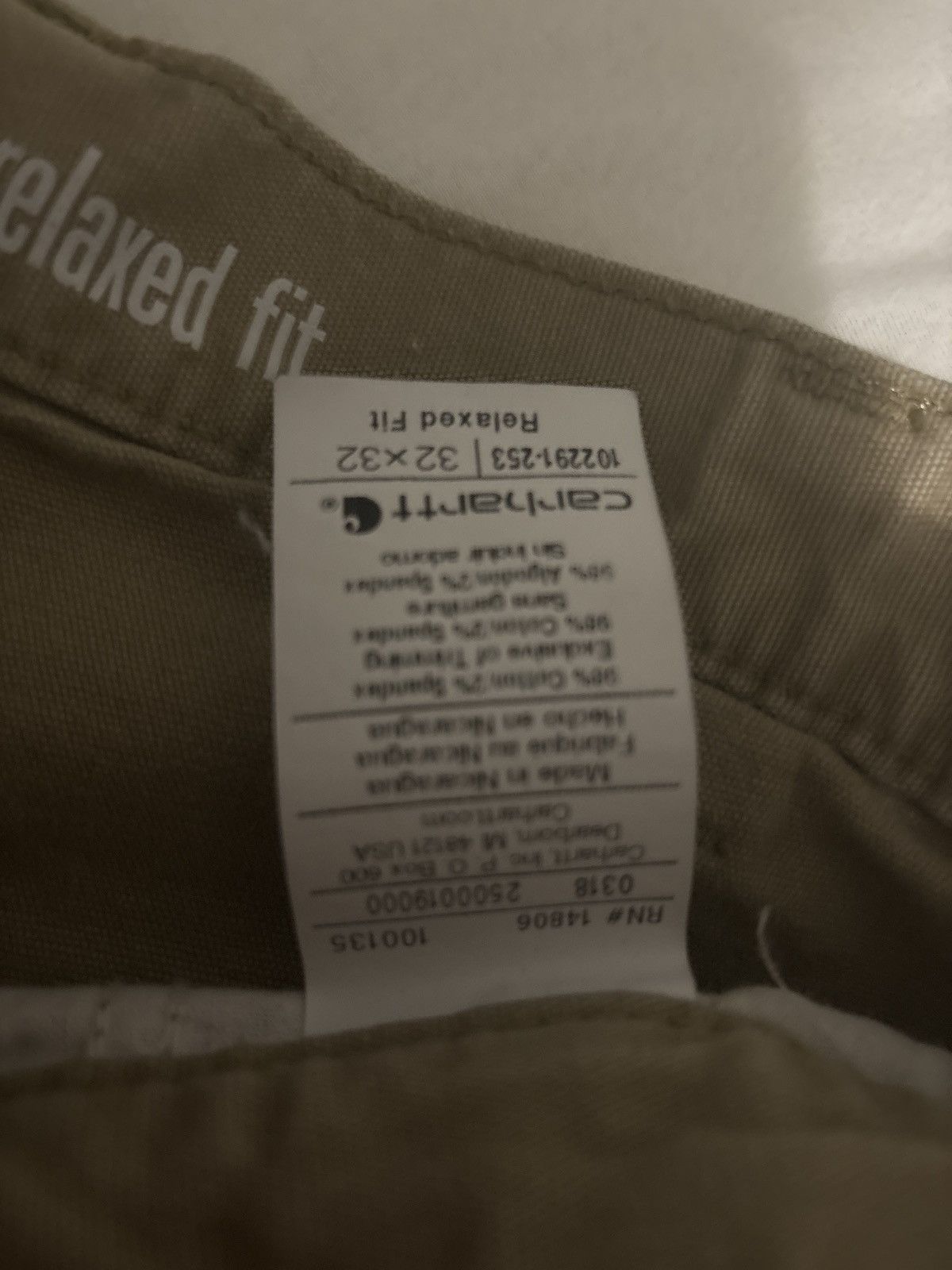 Carhartt Carhartt Men's Relaxed Fit Rugged Flex Work Pants Size US 32 / EU 48 - 3 Thumbnail
