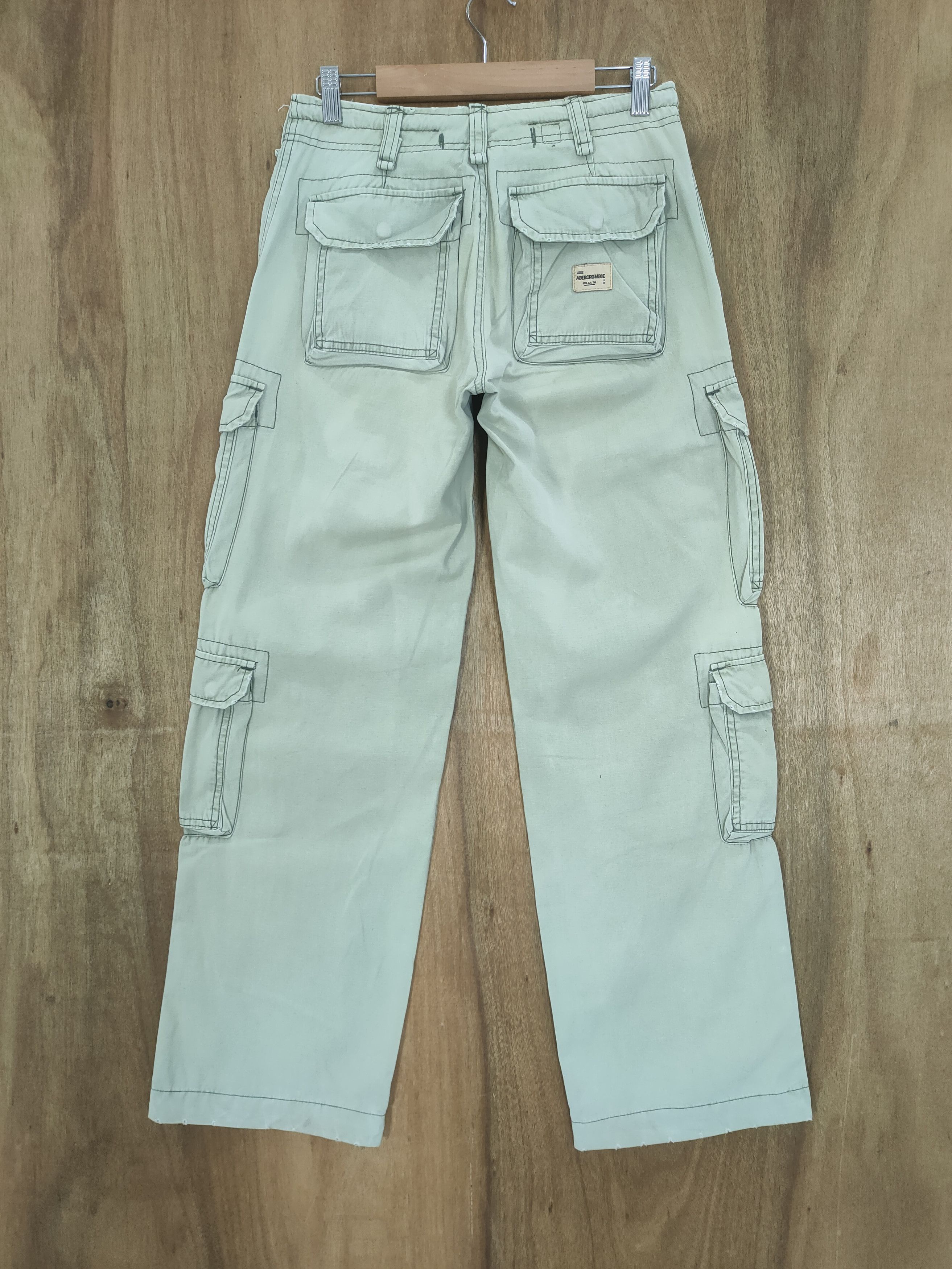 Abercrombie & Fitch ABERCROMBIE & FITCH 10 POCKET CARGO PANTS Size US 28 / EU 44 - 7 Thumbnail
