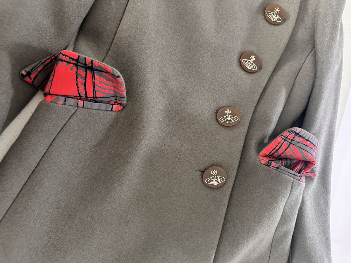 Vivienne Westwood vivienne westwood red label check pattern orb logo coat Size S / US 4 / IT 40 - 5 Thumbnail