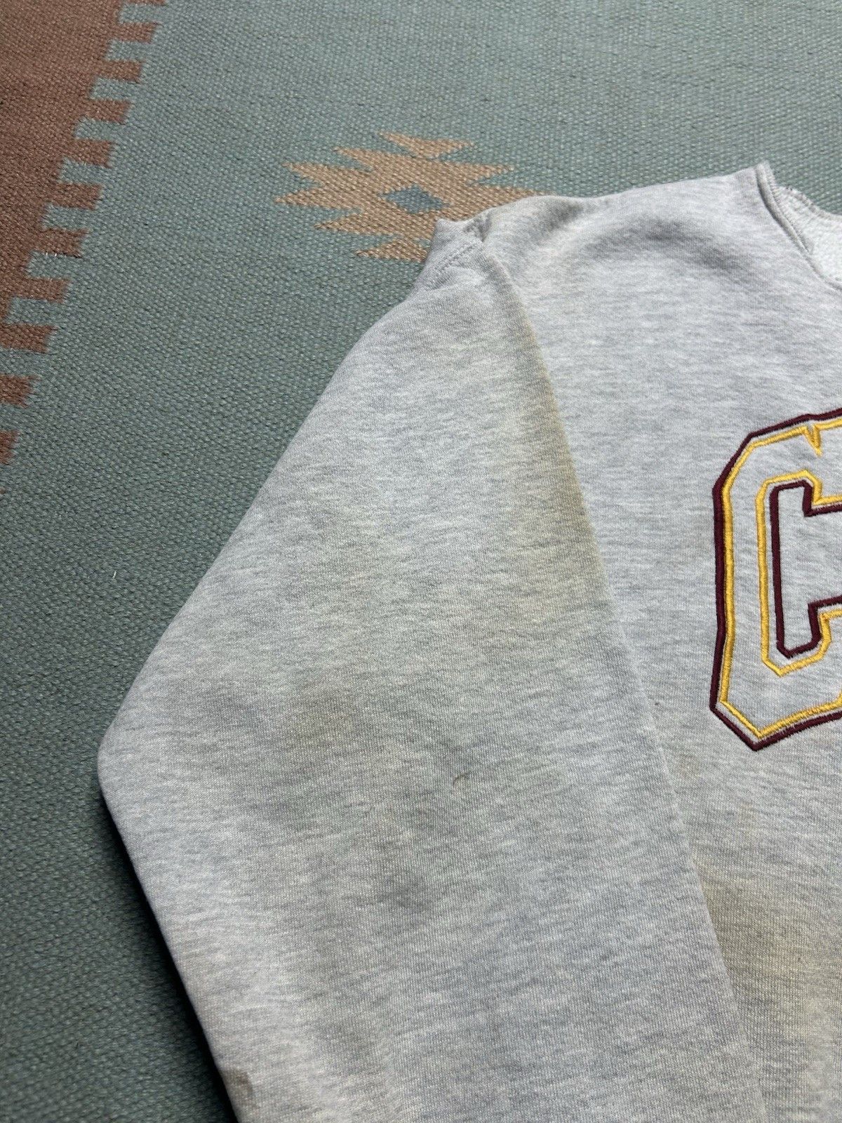 Vintage 80s Russell athletic sweatshirt CMU central Michigan L/XL Size US L / EU 52-54 / 3 - 4 Thumbnail