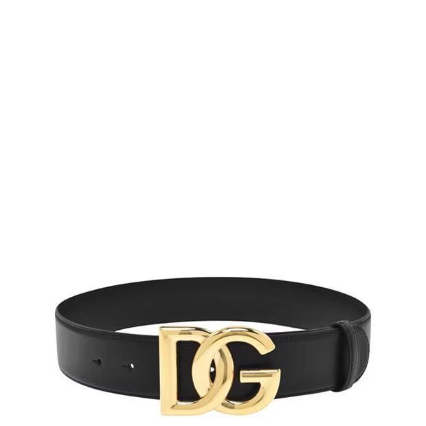 Dolce & Gabbana o1g2r1mq1024 Size: 80 / Crossover Logo Belt in Black Size ONE SIZE - 1 Thumbnail