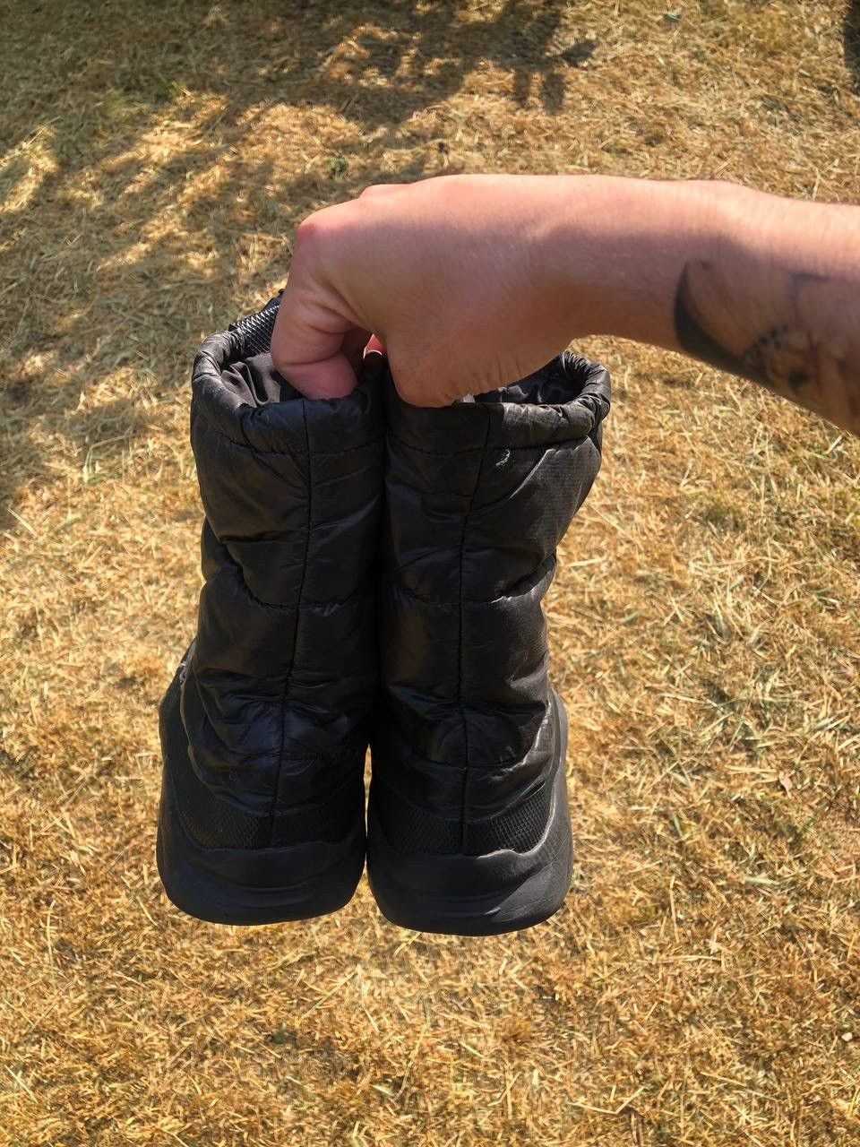 The North Face VERY RARE THE NORTH FACE PUFFER DOWN BOOTS OUTDOOR LIFE Y2K Size US 11 / EU 44 - 5 Thumbnail