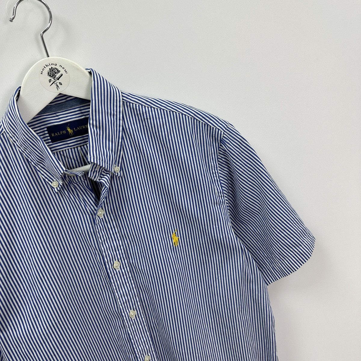 Ralph Lauren Ralph Lauren Striped Embroidered gold logo short sleev shirt Size US M / EU 48-50 / 2 - 4 Thumbnail