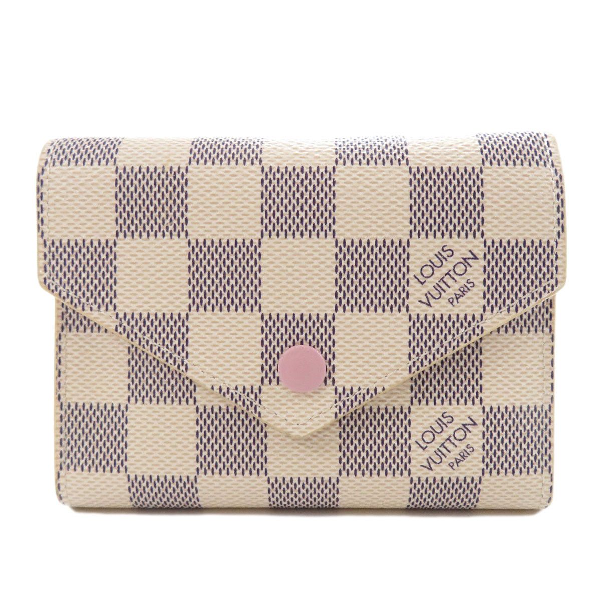 Louis Vuitton Portefeuille Victorine Damier Azur Bifold Wallet
