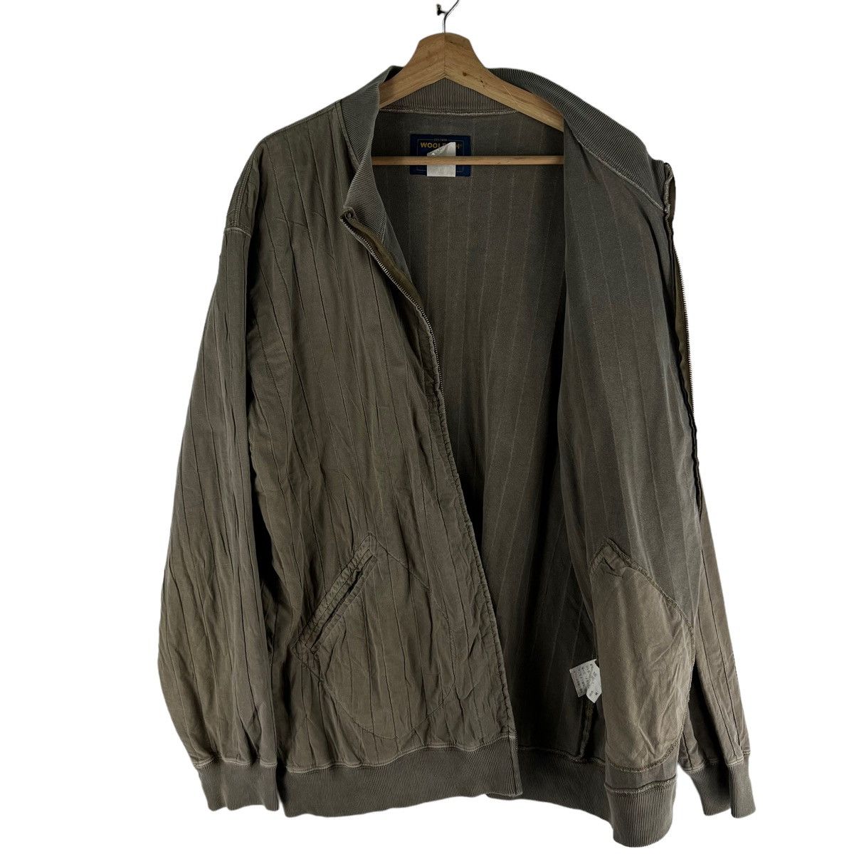 Japanese Brand 🔥VINTAGE BOMBER JACKET WOOLRICH STRIPED DESIGN Size US L / EU 52-54 / 3 - 7 Thumbnail