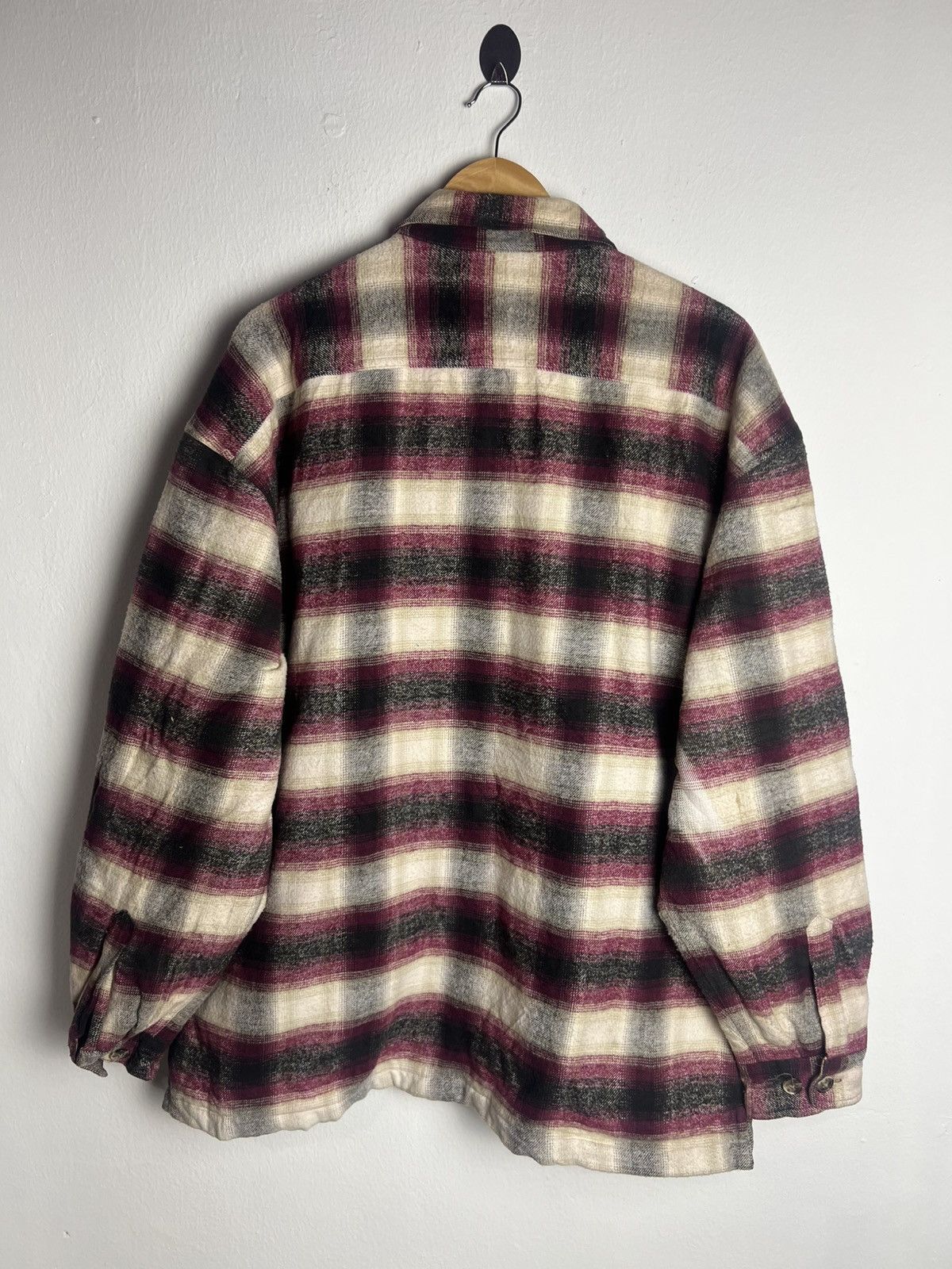 Vintage Ralph Eton Vintage Quilt Plaid Flannel Jacket Size US L / EU 52-54 / 3 - 2 Thumbnail