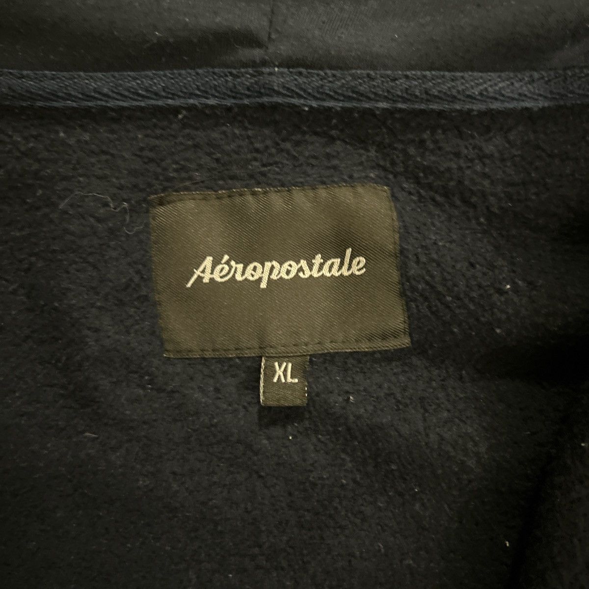 Aeropostale Aeropostale rare navy blue zip up hoodie Size US XL / EU 56 / 4 - 2 Thumbnail