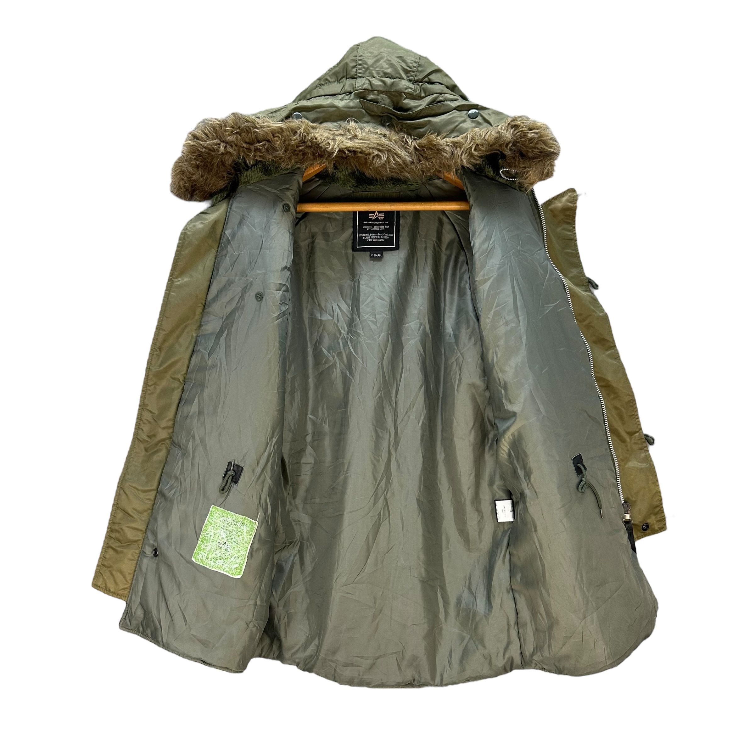 Alpha Industries ALPHA INDUSTRIES X MATERIAL GIRL Fur Hooded Parka #A75-1817 Size US XS / EU 42 / 0 - 9 Thumbnail