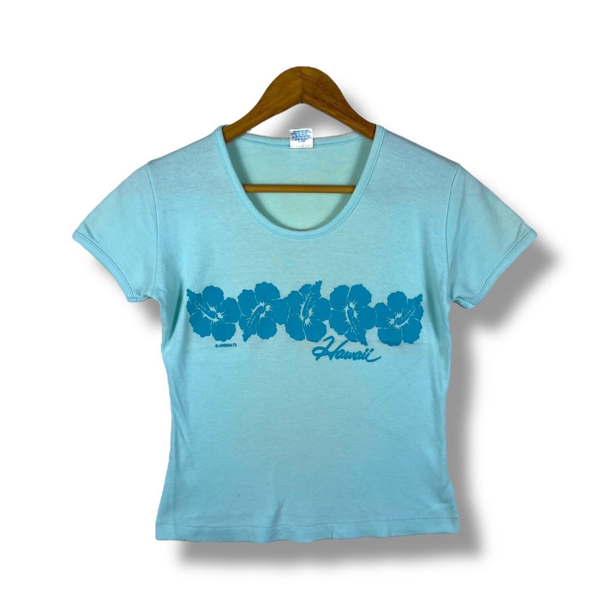 Vintage Vintage 89's FUN TEES SPORTSWEAR Hawaii Hibiscus Graphic Size M / US 6-8 / IT 42-44 - 1 Thumbnail