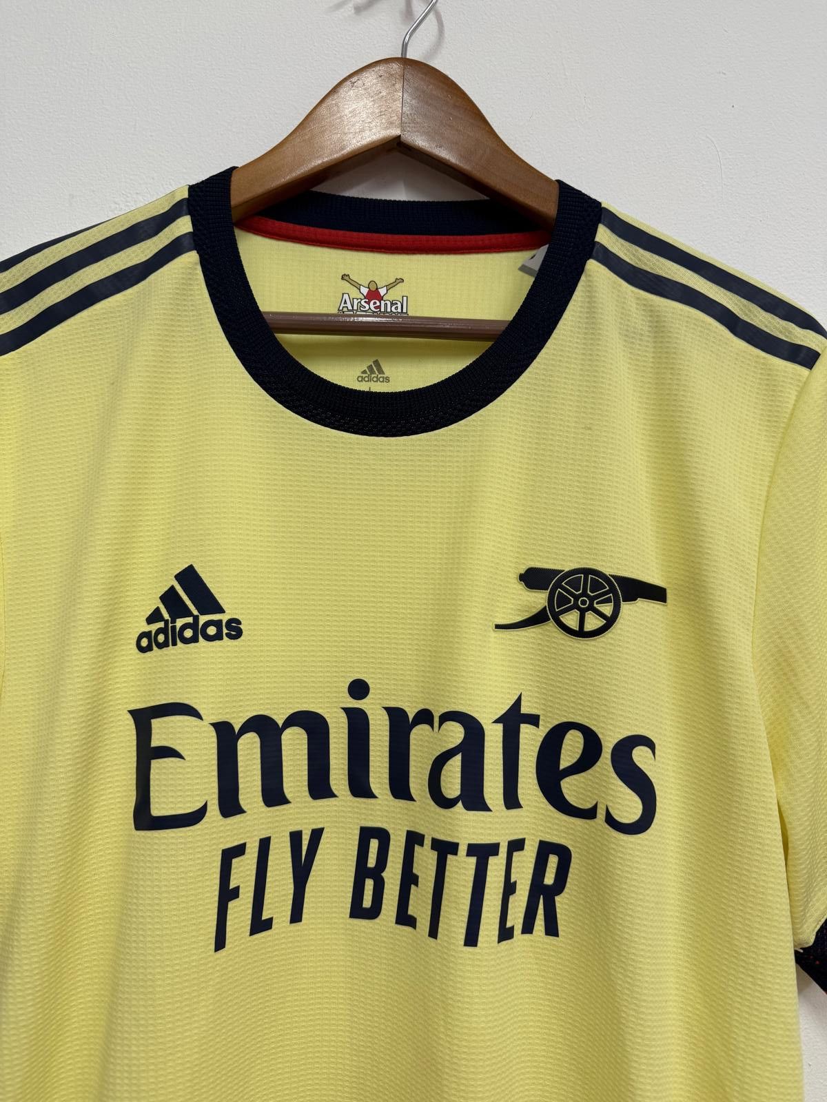 Adidas Arsenal Football Club Yellow Away Jersey 2023/24 Season Size US L / EU 52-54 / 3 - 3 Thumbnail