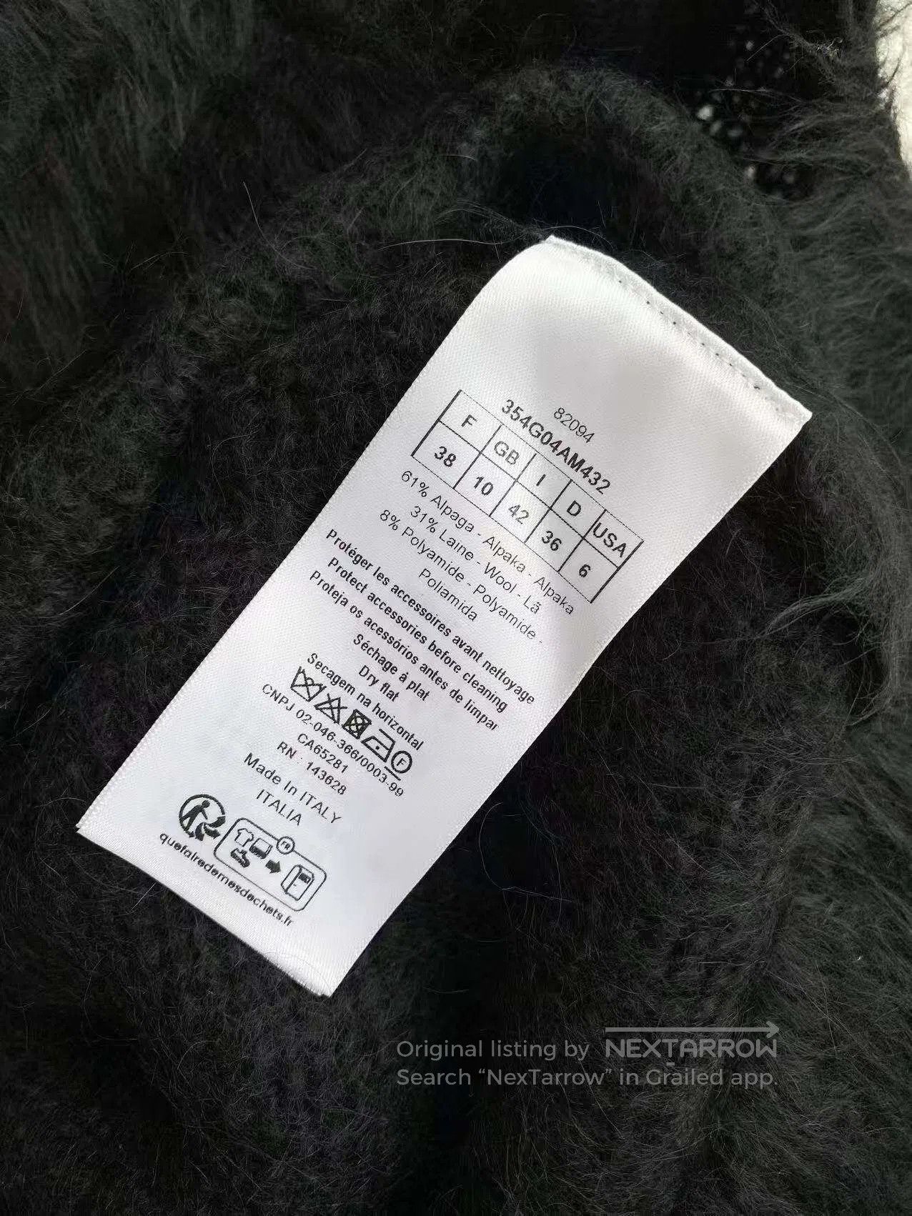 Dior Dior Pearl buttoned alpaca cardigan| Size XS / US 0-2 / IT 36-38 - 5 Thumbnail