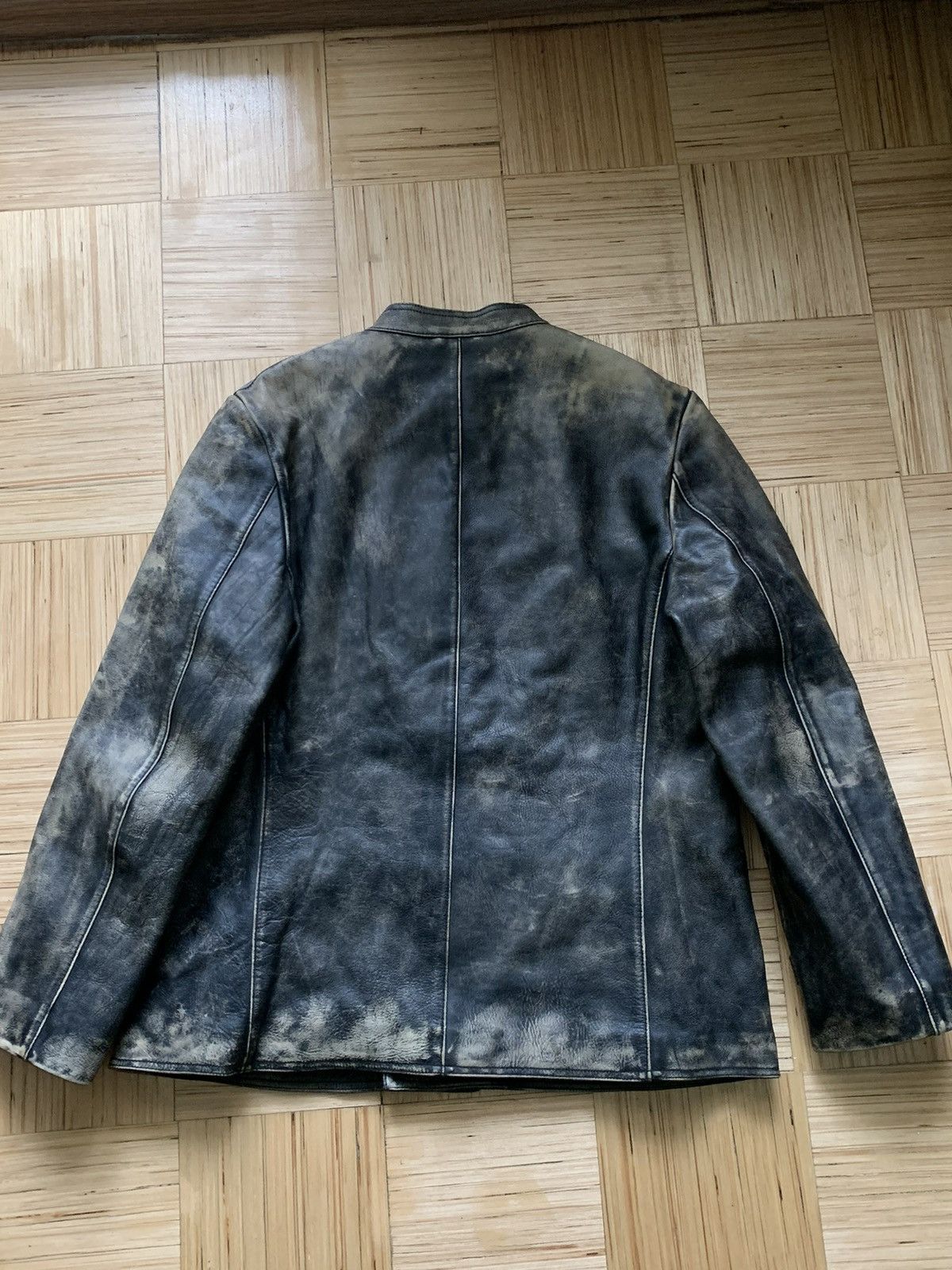 RRL Ralph Lauren Ralph Lauren Double RL RRL Leather Coat Jacket XL Size Size US XL / EU 56 / 4 - 9 Thumbnail