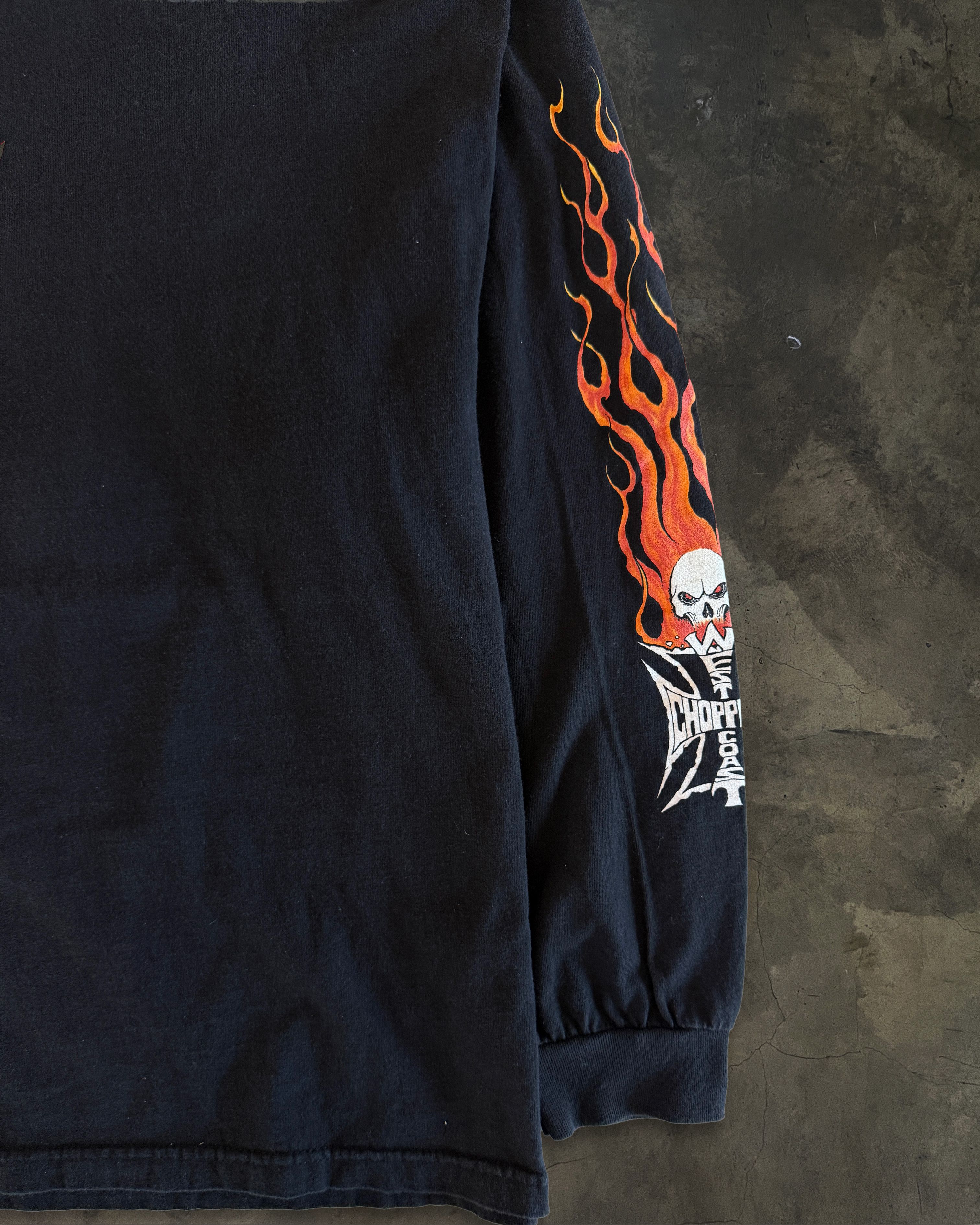 West Coast Choppers 2000's BLACK WEST COAST CHOPPERS LONG SLEEVE Size US XXL / EU 58 / 5 - 2 Thumbnail