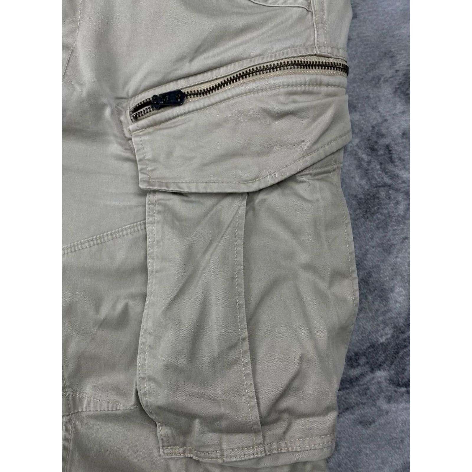 G-Star G-Star RAW Rovic Zip 3D Regular Tapered Cargo Pants Men Size 32 Beige Size US 32 / EU 48 - 4 Thumbnail