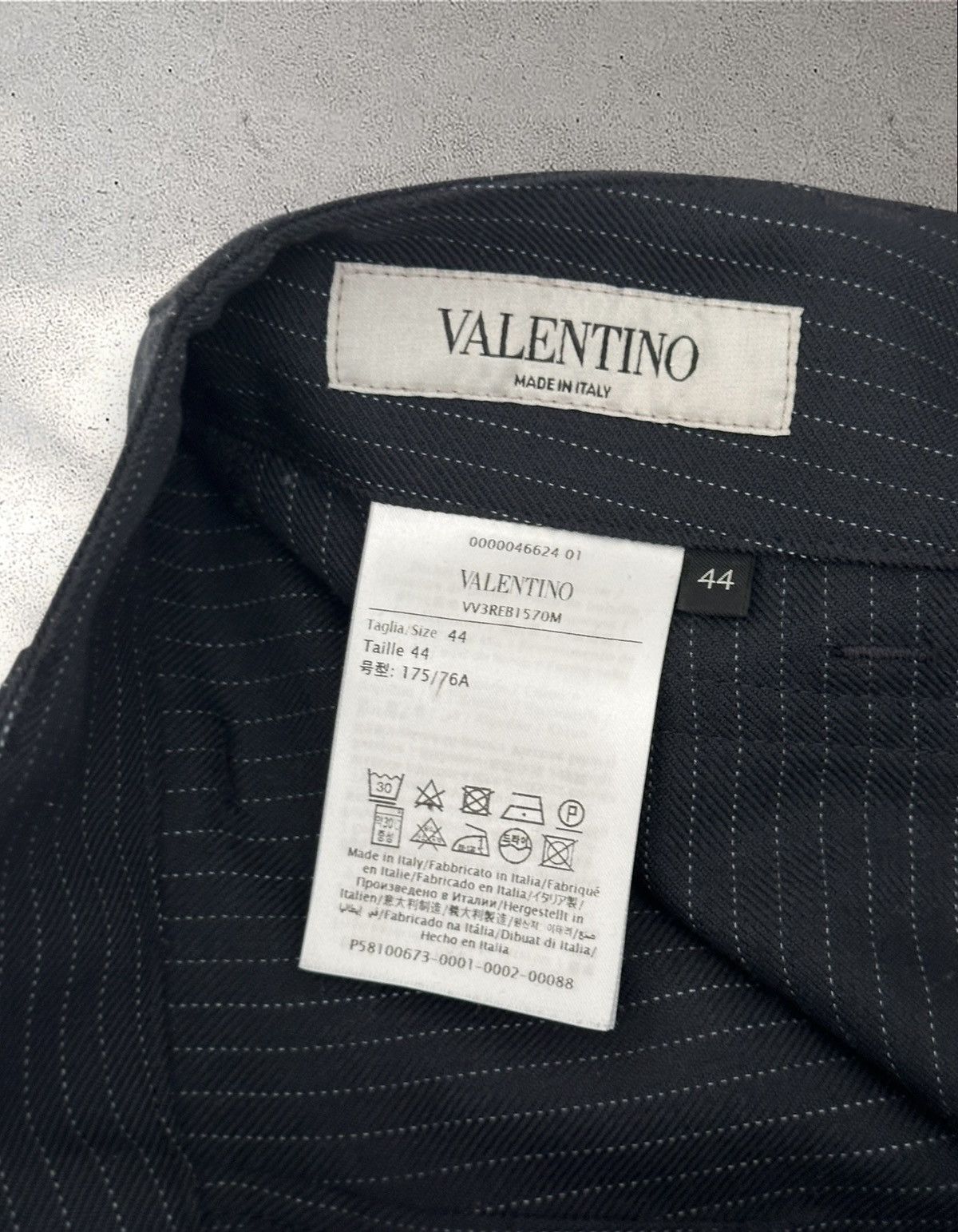 Valentino Valentino Pinstripe Workwear Pants Size US 30 / EU 46 - 7 Thumbnail