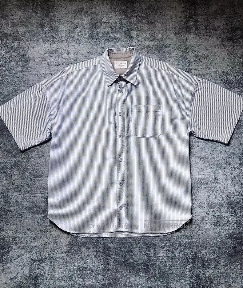 Fear of God Fear of God 4th Oxford Stripe Shirt. Size US M / EU 48-50 / 2 - 1 Thumbnail