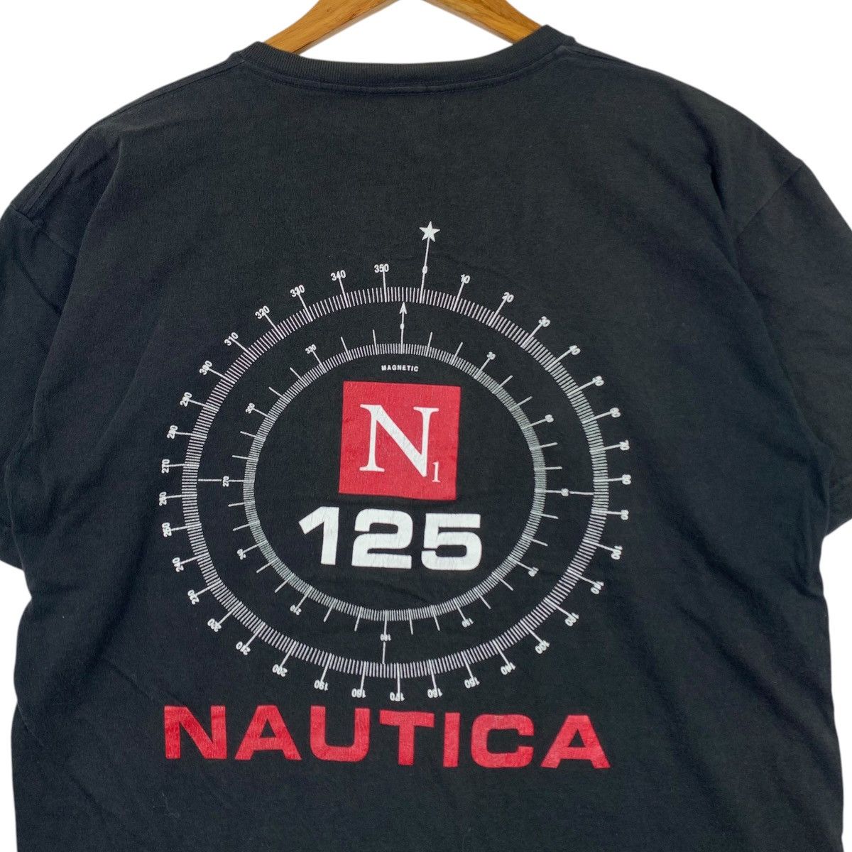Nautica Vintage NAUTICA Compass Print Design Black Short Shirt Size US M / EU 48-50 / 2 - 3 Thumbnail