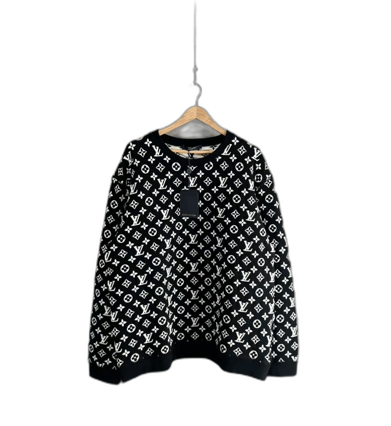 Louis vuitton supreme black hoodie sale