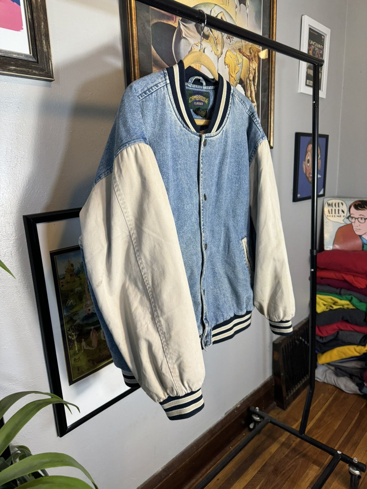 Vintage Vintage Two Tone Denjm Jacket Size US XL / EU 56 / 4 - 2 Thumbnail