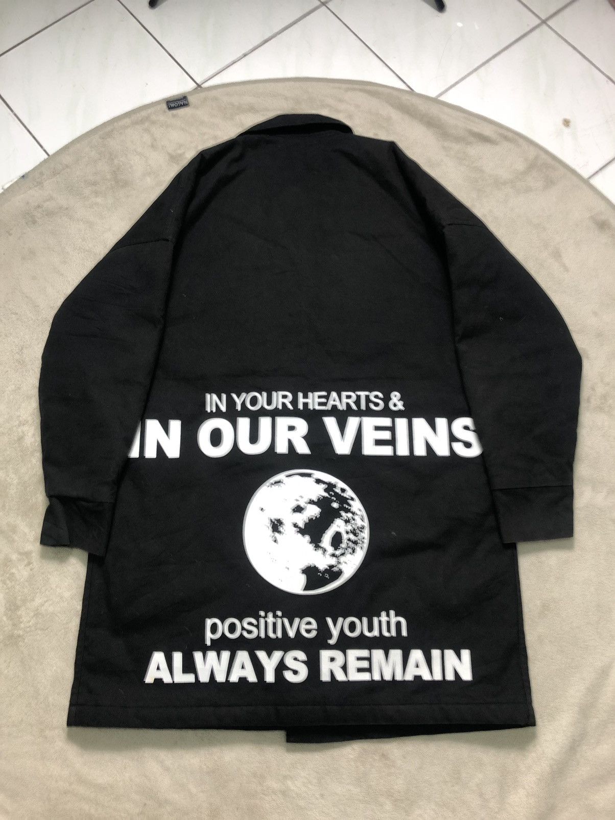 If Six Was Nine × Le Grande Bleu (L.G.B.) Positive Youth Poem Post Punk Long Jacket Size US XL / EU 56 / 4 - 3 Thumbnail