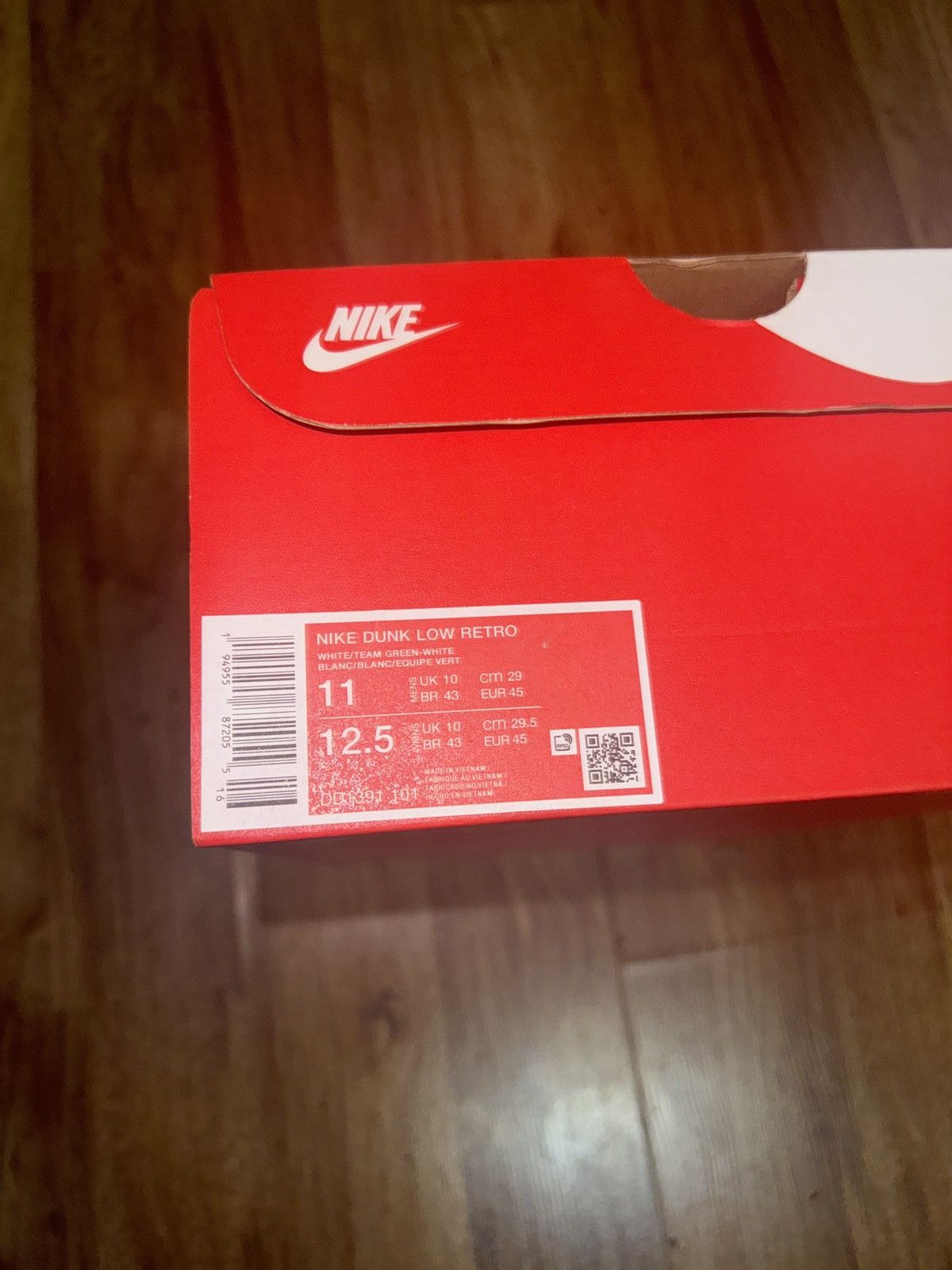 Nike Nike Dunk Low “Michigan State..” Size US 11 / EU 44 - 7 Thumbnail