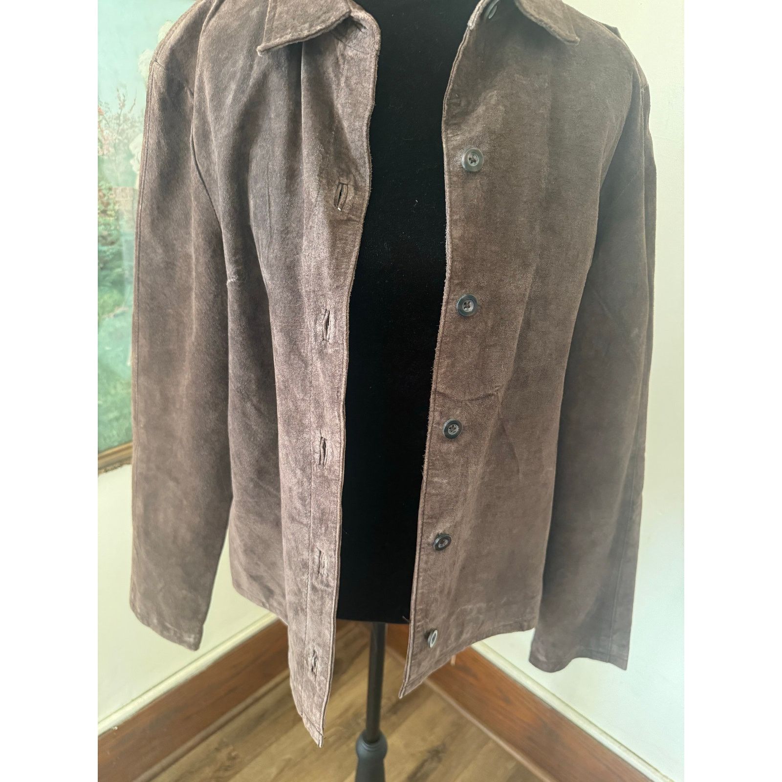 Other Vintage Gilrichco Chocolate Brown Suede Leather Jacket M Size M / US 6-8 / IT 42-44 - 3 Thumbnail