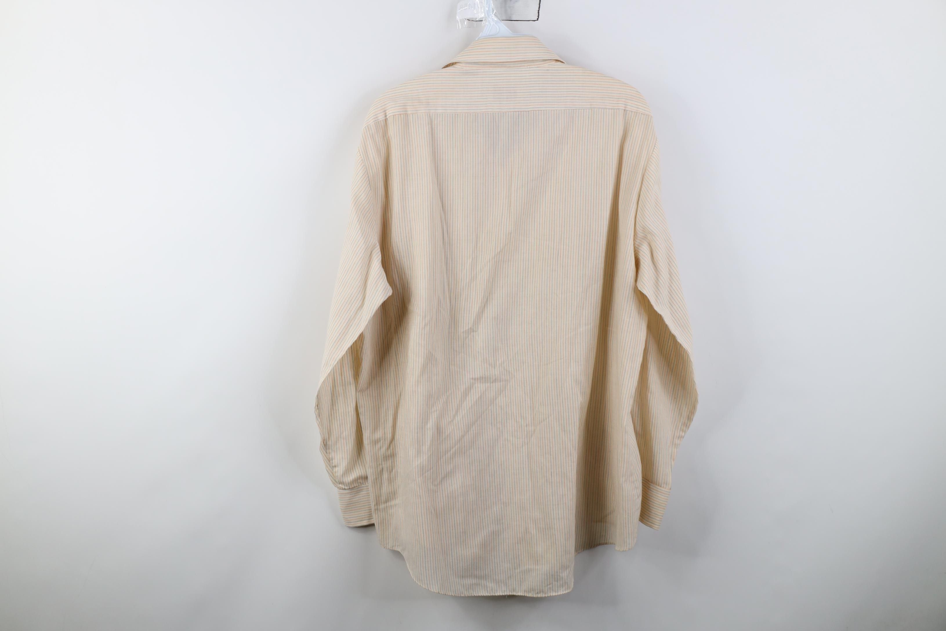Vintage Vintage 70s Streetwear Dagger Collar Striped Button Shirt Size US M / EU 48-50 / 2 - 11 Thumbnail