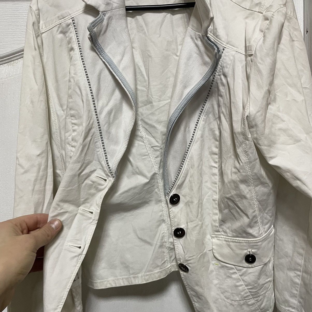 Seditionaries Vintage blazer Marc Cain Zip 00s sweater jacket vest old Size M / US 6-8 / IT 42-44 - 4 Thumbnail
