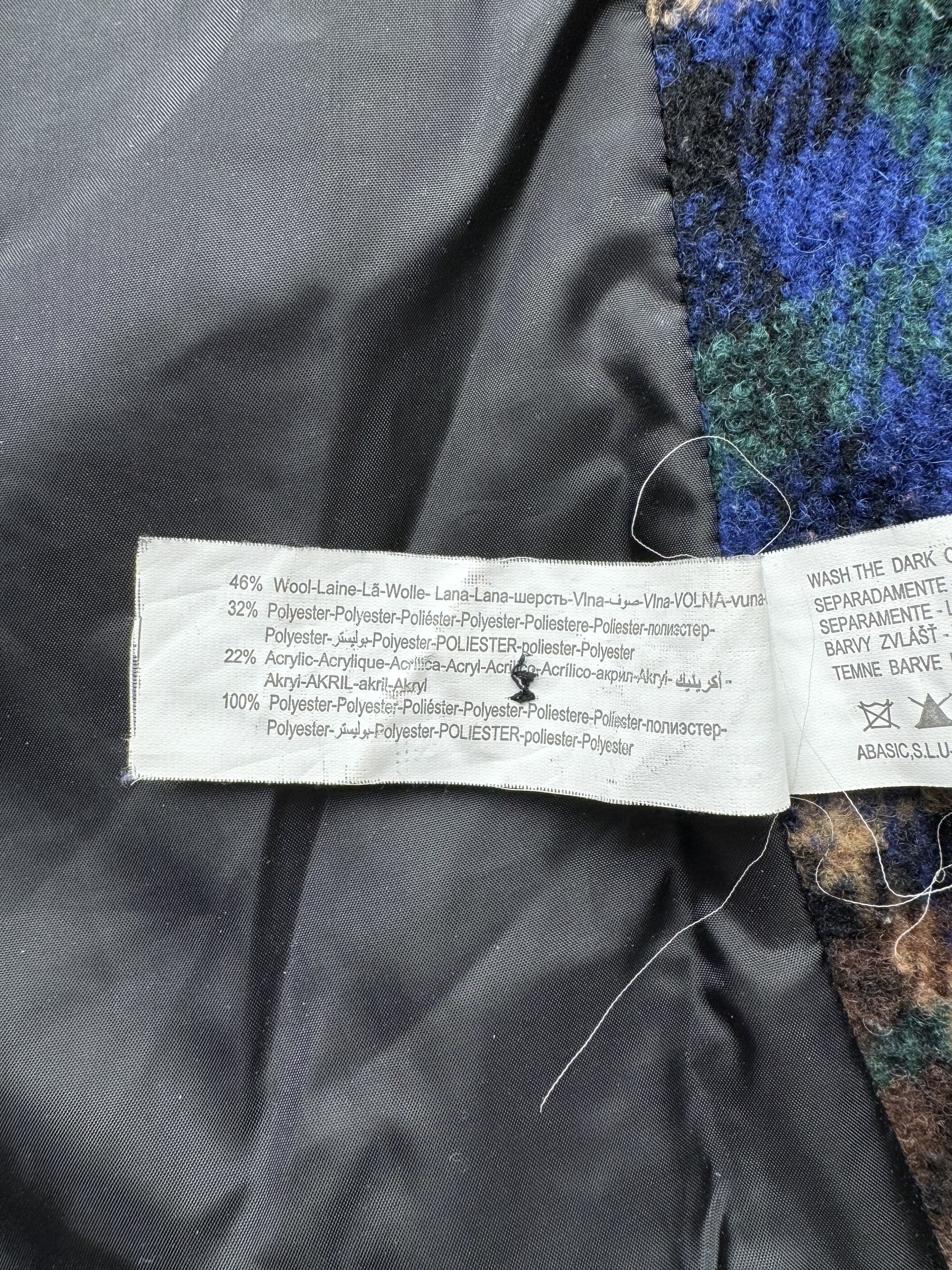 Desigual × Vintage Desigual Vintage Asymmetrical Wool Jacket Size S / US 4 / IT 40 - 8 Thumbnail