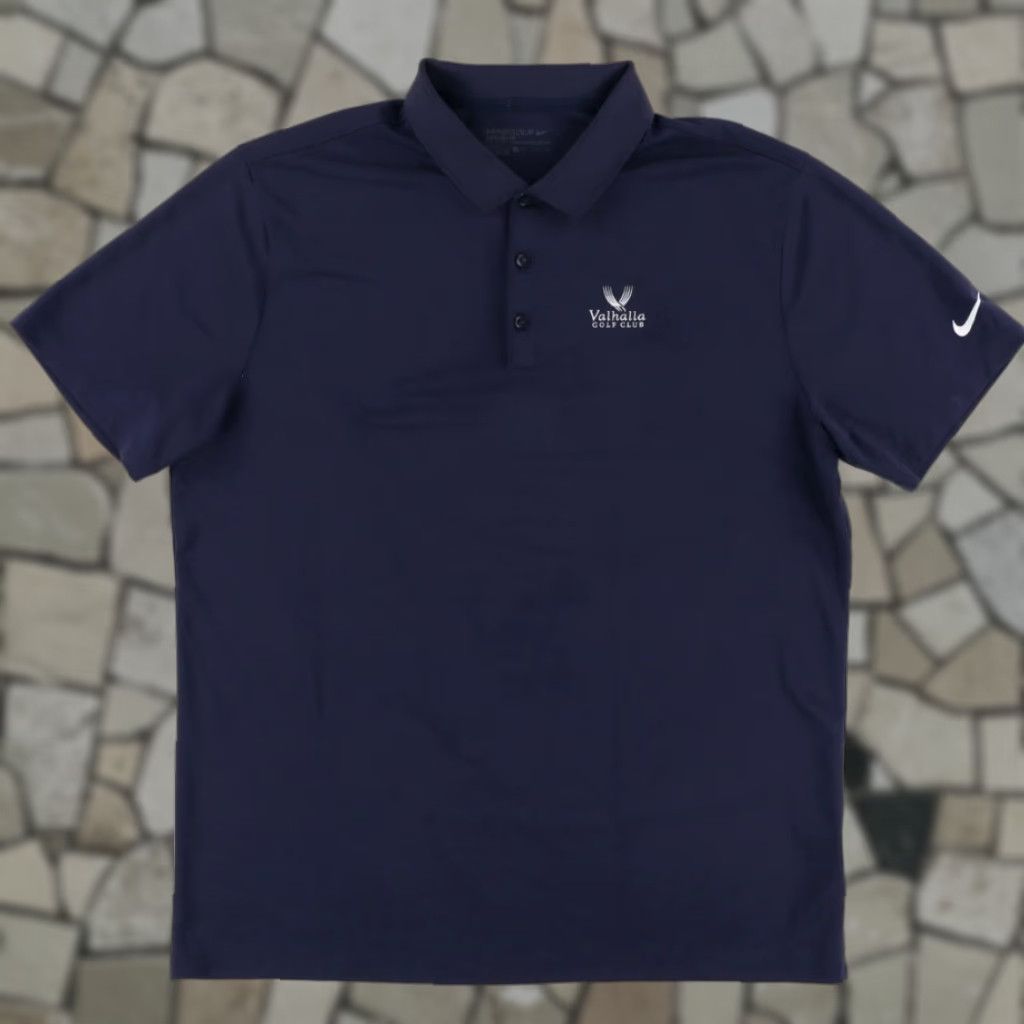 Nike Nike Polo Shirt Men XL Navy Valhalla Dri-Fit Polyester Solid Shirt Size US XL / EU 56 / 4 - 1 Thumbnail