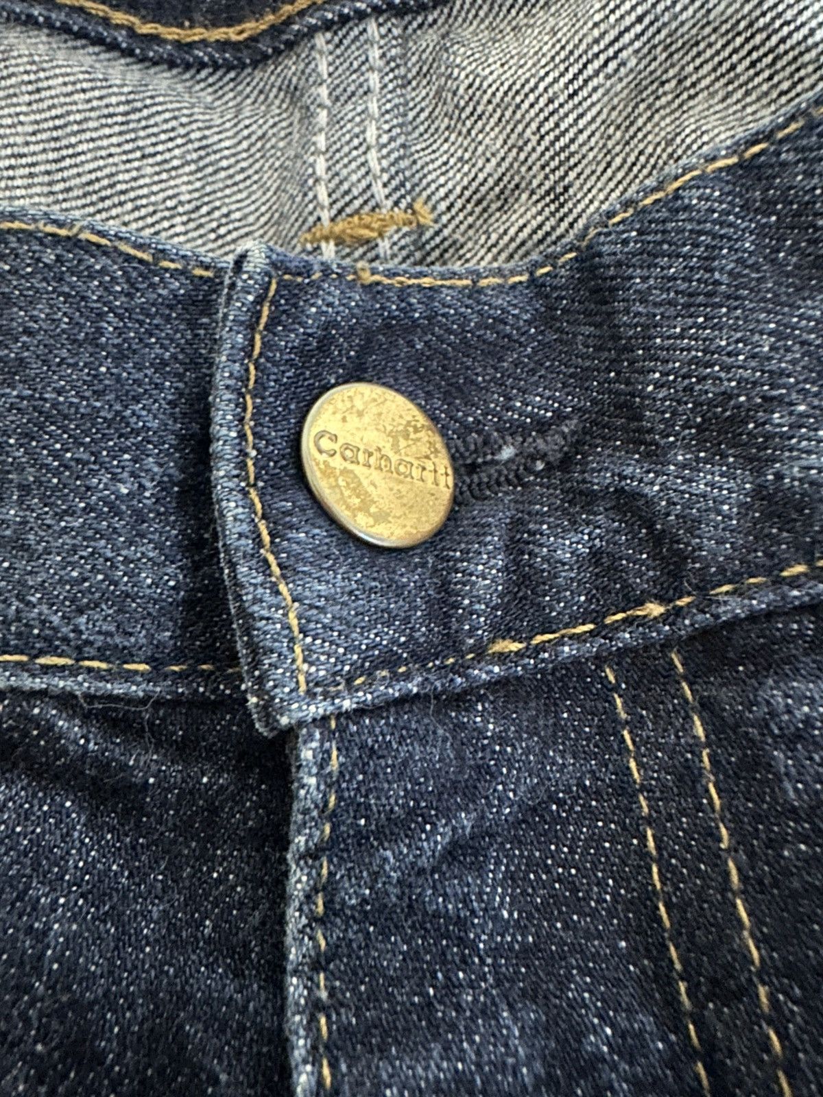 Carhartt Carhartt Navy Denim Jeans Size US 34 / EU 50 - 4 Thumbnail