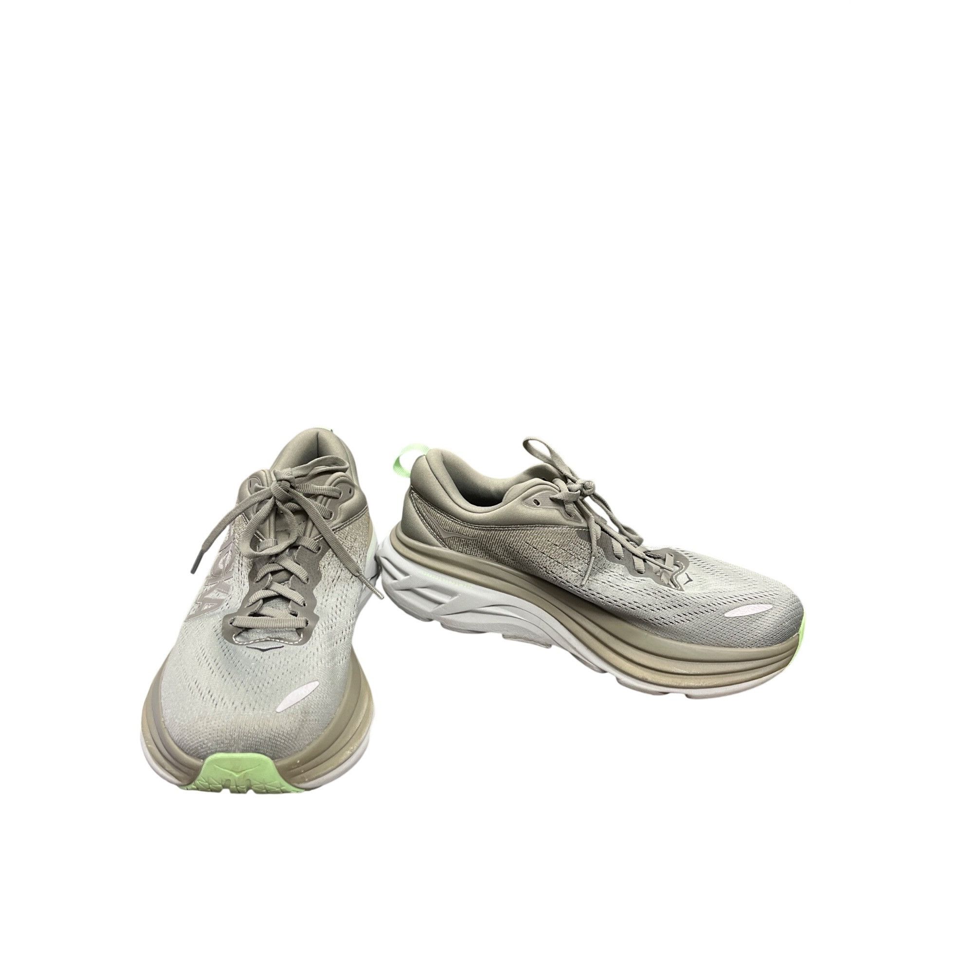Hoka Hoka Bondi 8 wms gray green casual athletic running sneakers Size US 9 / IT 39 - 1 Thumbnail