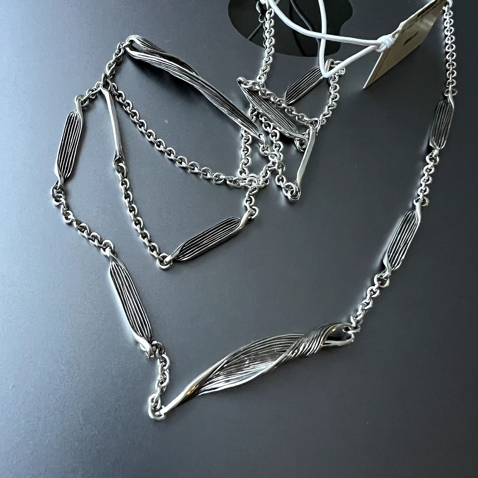 John Hardy John Hardy Bamboo Woven Sautoir Silver Necklace size 32 New Size ONE SIZE - 7 Thumbnail