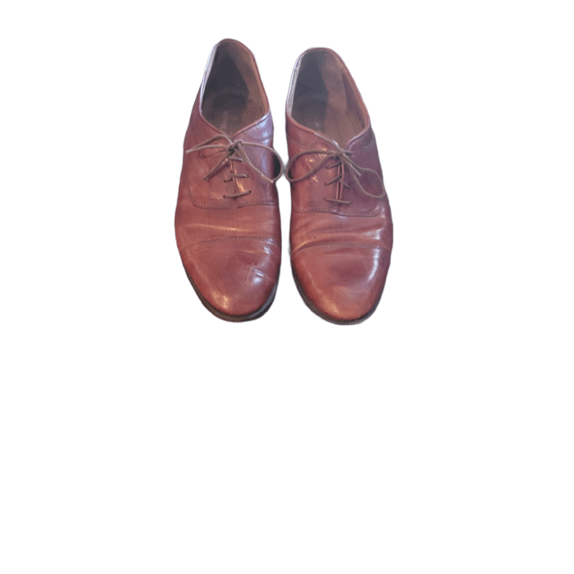 Johnston & Murphy Johnston & Murphy Oxford Shoes Men Sz 11 Brown Leather Lace Size US 11 / EU 44 - 2 Thumbnail