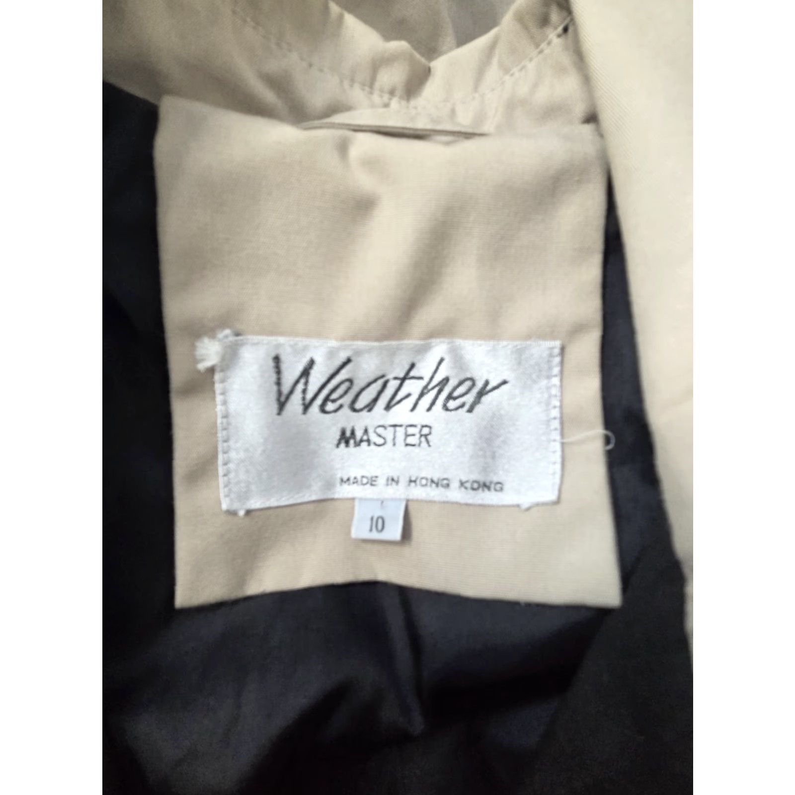 Vintage VINTAGE Trench Coat Womens M Beige Long Belted Cotton Blend Jacket/Coat Size M / US 6-8 / IT 42-44 - 3 Thumbnail