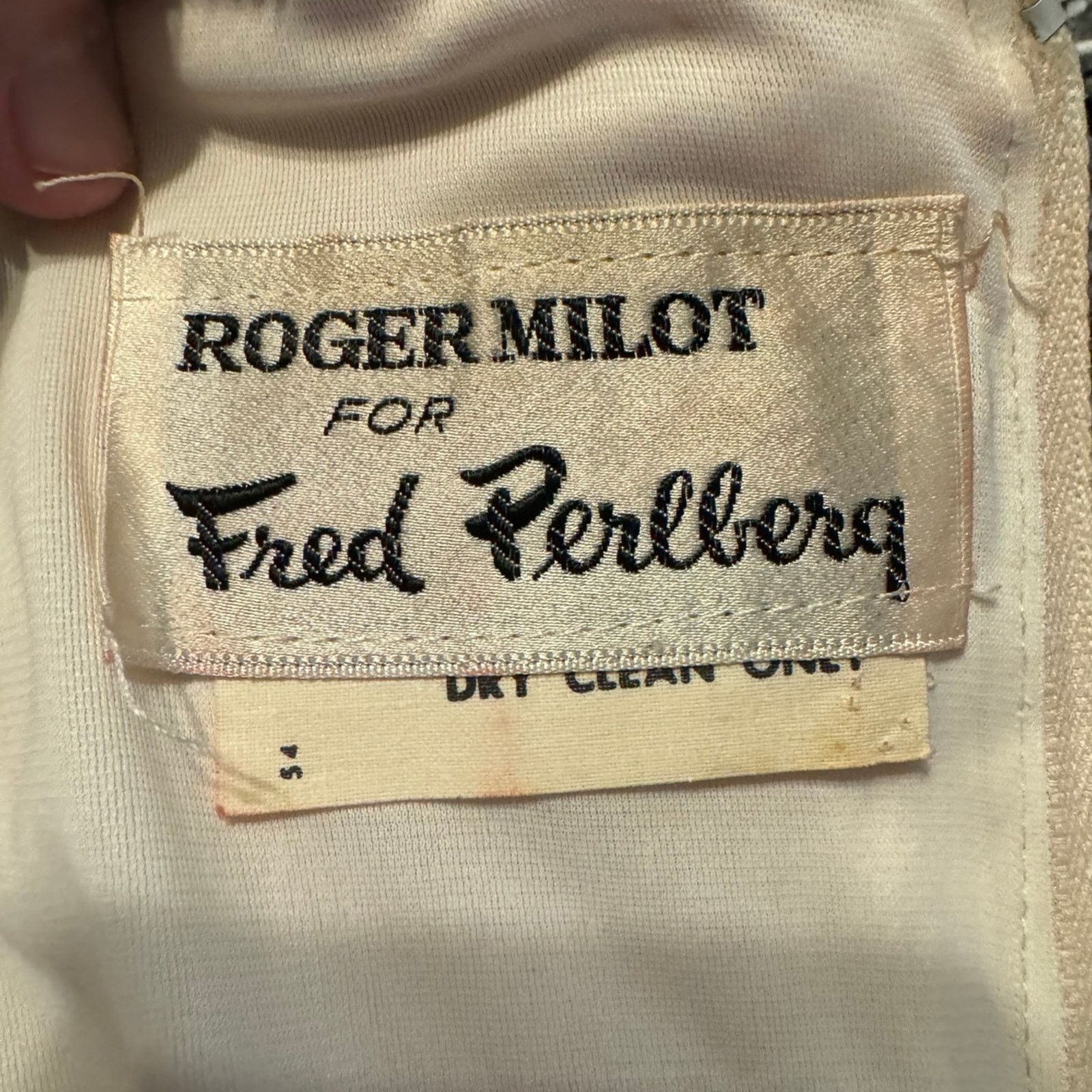 NBDN Nobrandedon VTG Roger Milot for Fred Perlberg dress Size S / US 4 / IT 40 - 10 Thumbnail