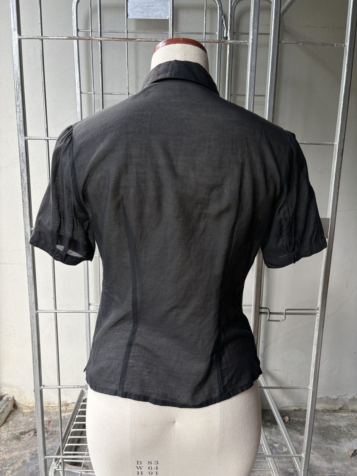 Courreges Courreges ruffle black shirt Size M / US 6-8 / IT 42-44 - 13 Thumbnail