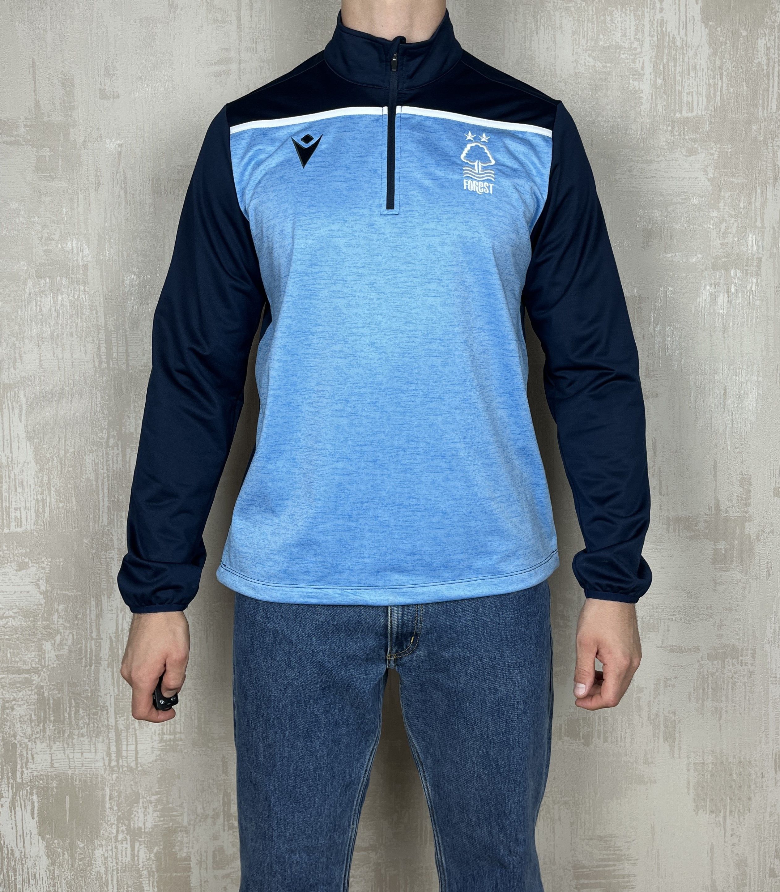 Macron Nottingham Forest FC Football Soccer Training Pullover Size US L / EU 52-54 / 3 - 2 Thumbnail