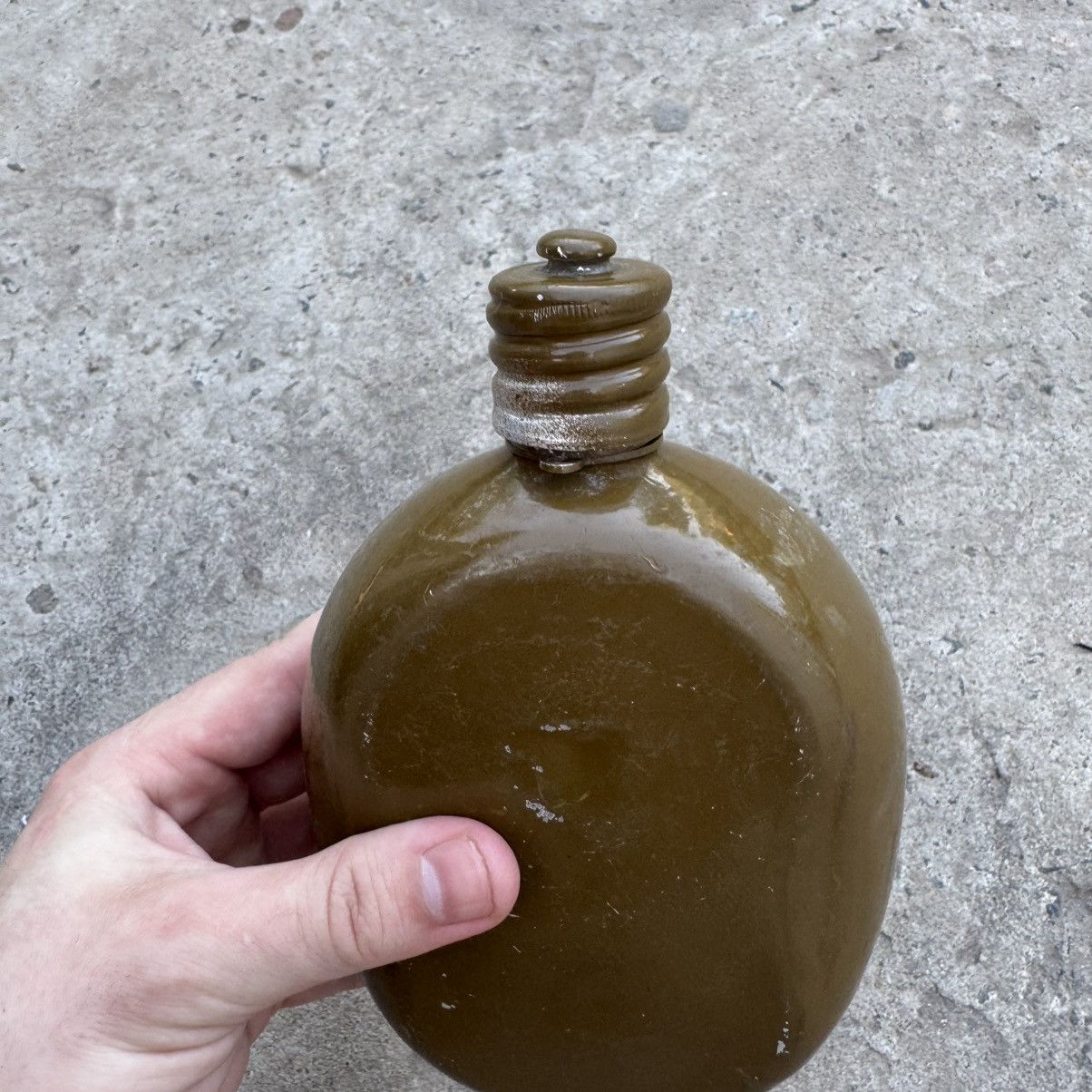 Other Vintage Soviet Steel Water Carrier 1986 USSR Army Field Size ONE SIZE - 5 Thumbnail
