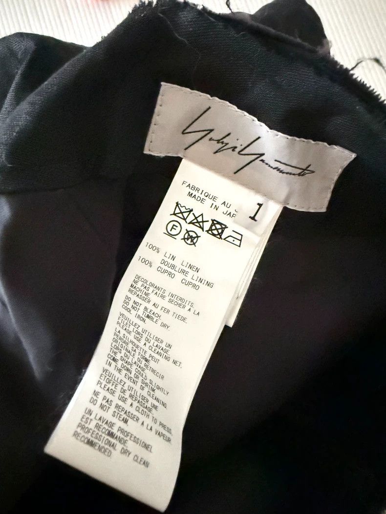 Yohji Yamamoto Yohji Yamamoto size 1 Mainline low-rise lace-up linen pants Size US 28 / EU 44 - 6 Thumbnail