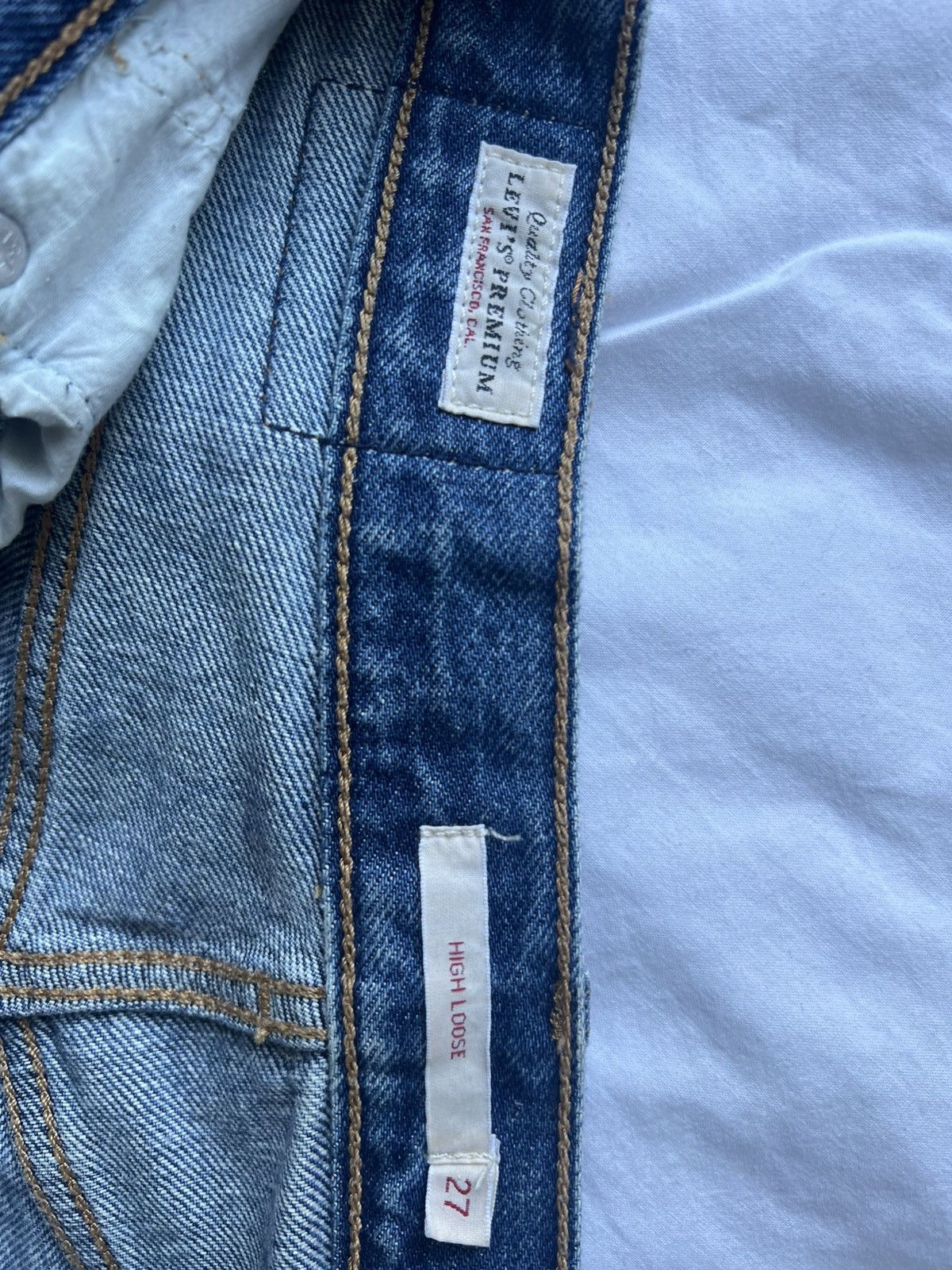 Levi's Levis Jeans High Loose Size 27" / US 4 / IT 40 - 6 Thumbnail
