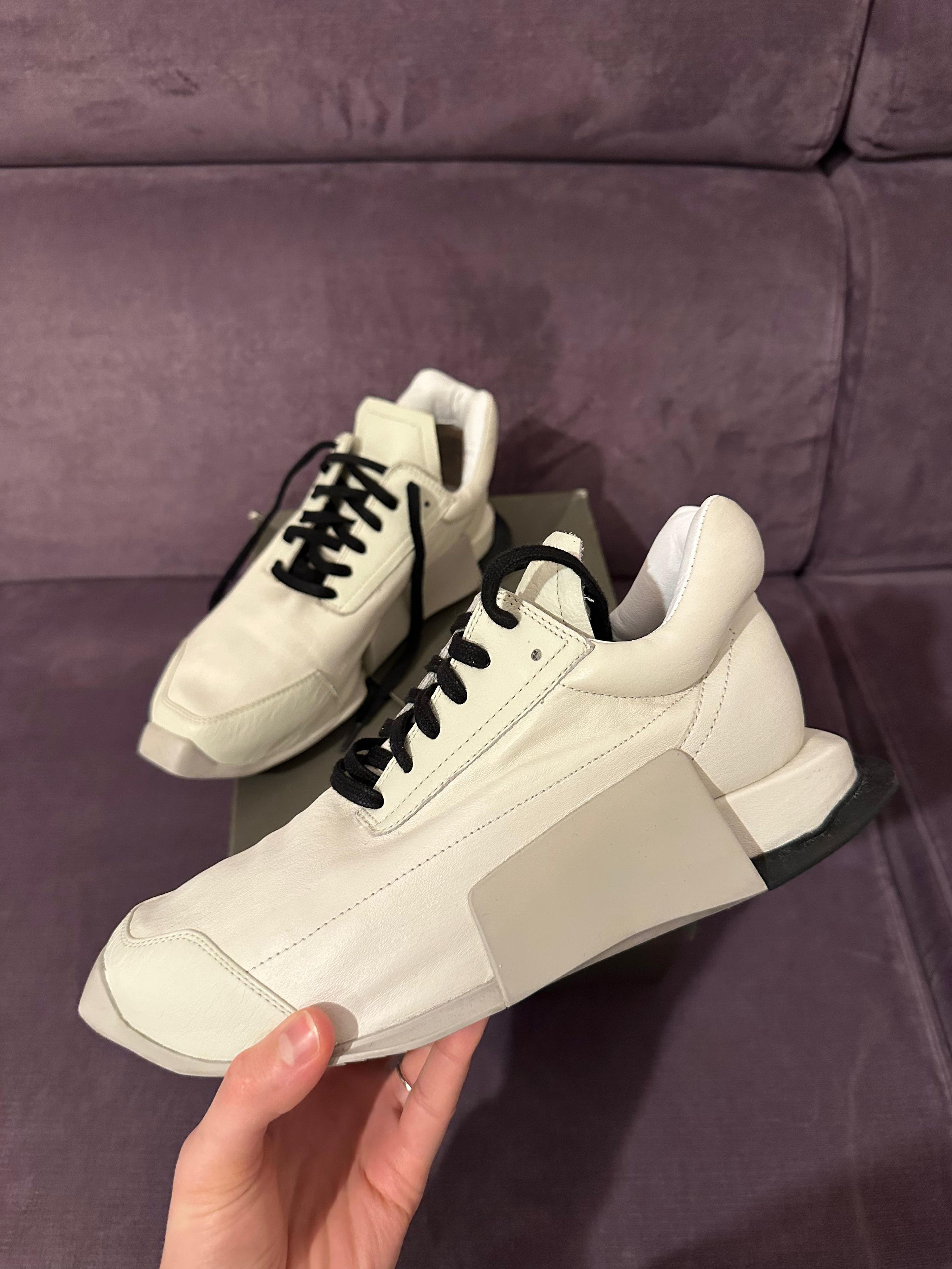 Adidas × Rick Owens Low runner milk colour sz 40 Size US 7 / EU 40 - 1 Thumbnail