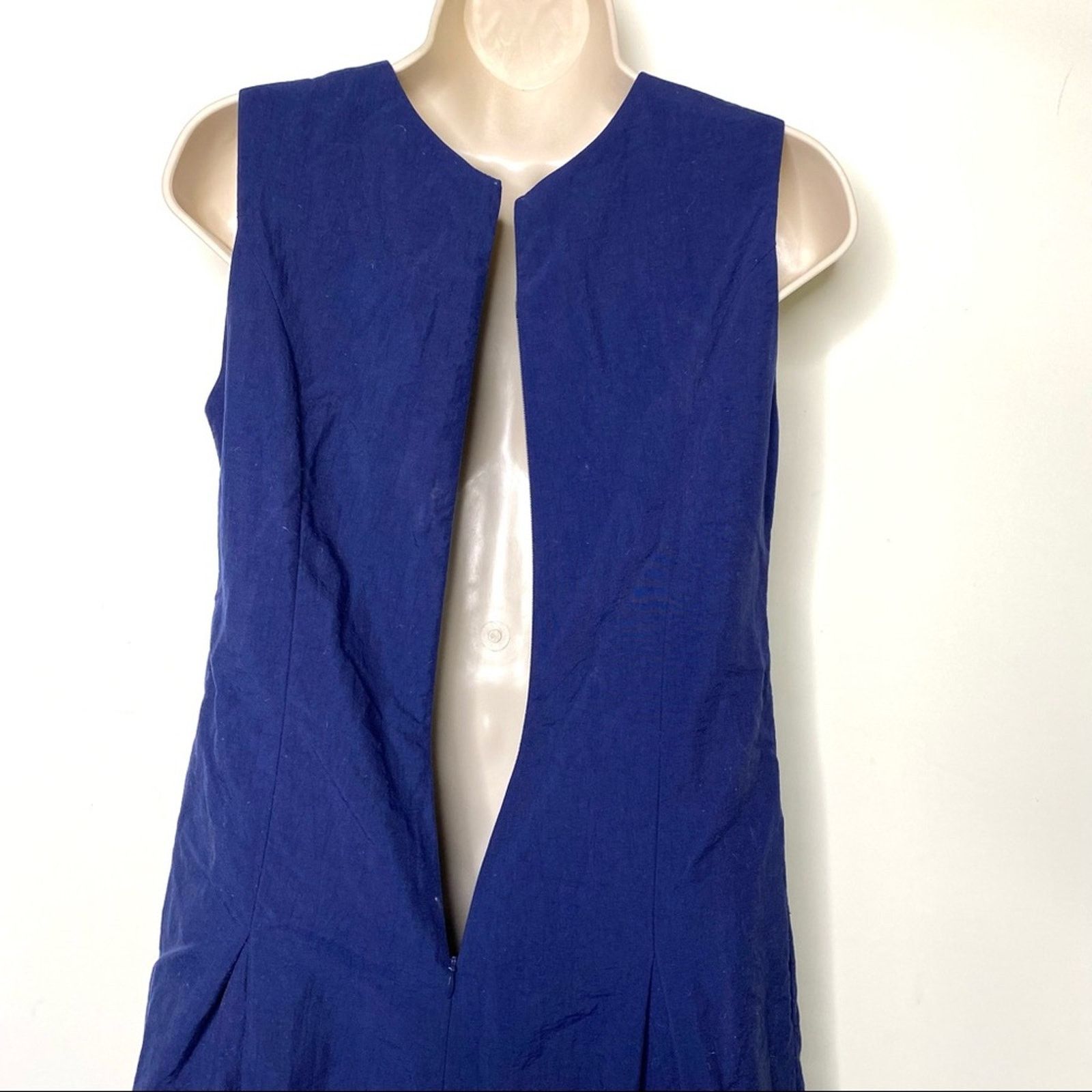 Other Nikki Chasin Nella Jumpsuit Navy Blue Wide Leg Size XS Size 26" / US 2 / IT 38 - 7 Thumbnail