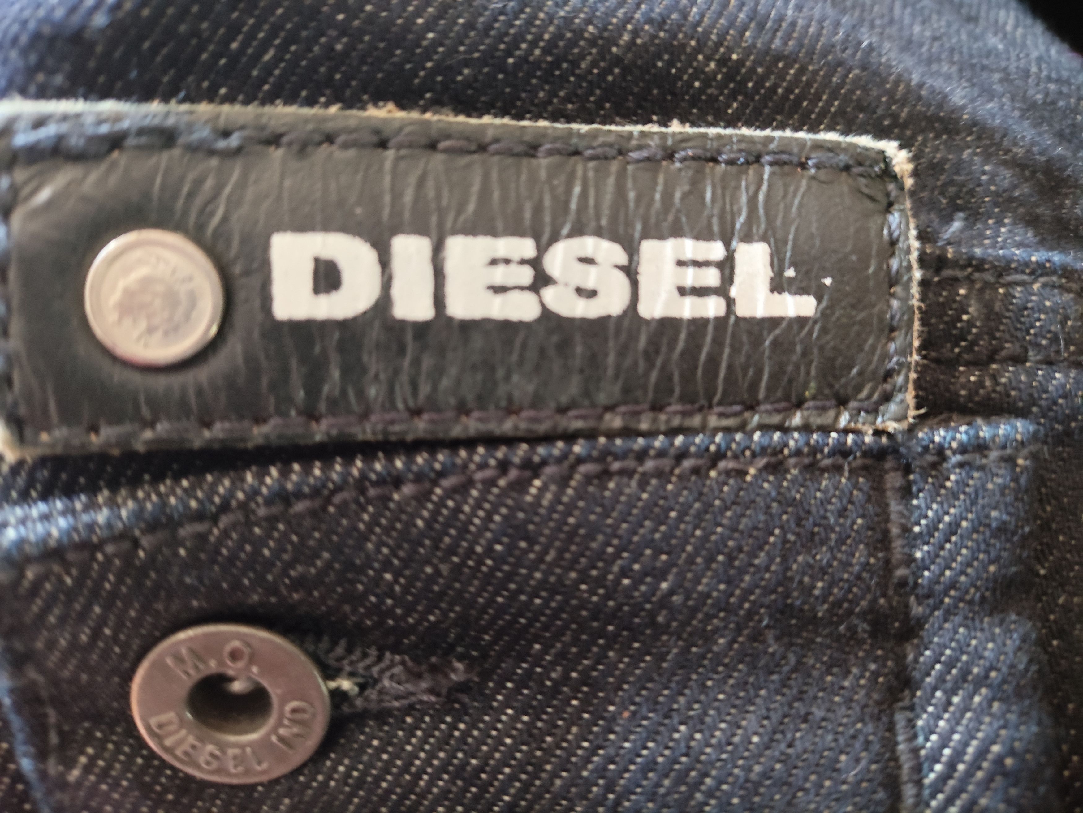 Diesel Black Denim Jacket Diesel Size L / US 10 / IT 46 - 5 Thumbnail
