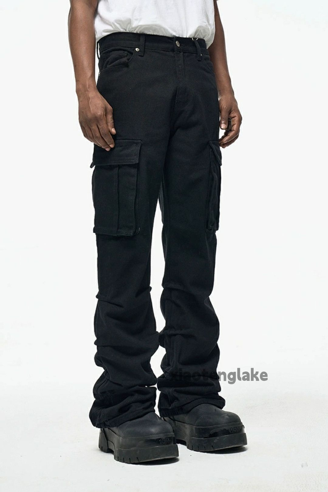 Designer × Japanese Brand × Vintage utility military tactical punk grunge bootcut cargo pants Size US 34 / EU 50 - 7 Thumbnail