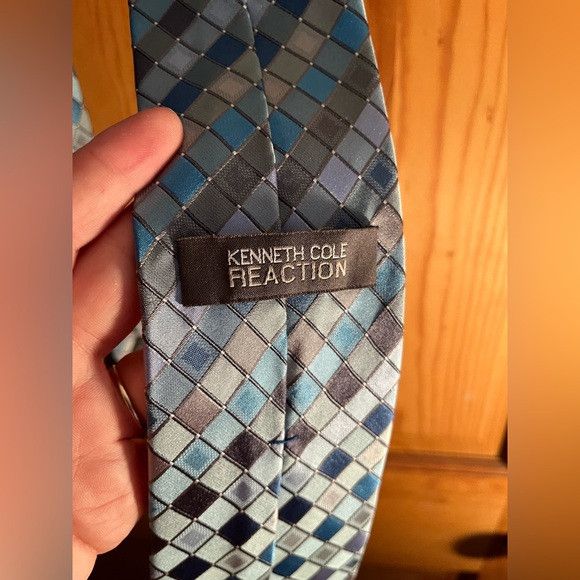 Kenneth Cole Kenneth Cole Reaction multicolor Cube design tie 100% silk Size ONE SIZE - 3 Thumbnail