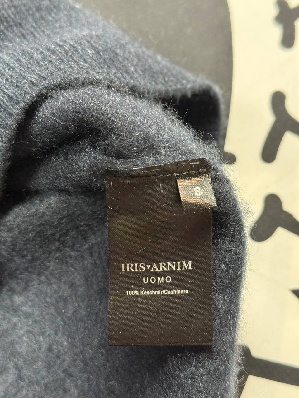 Iris von Arnim Iris Von Arnim Luxury Uomo Cashmere Sweater Navy Jumper Size US S / EU 44-46 / 1 - 7 Thumbnail