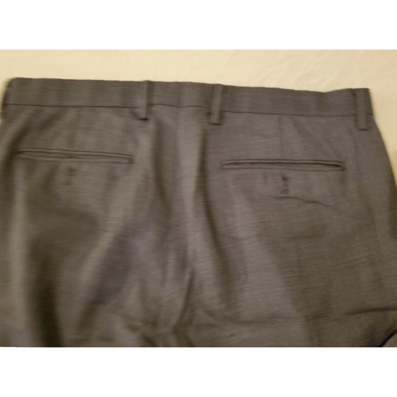 Banana Republic VINTAGE Banana Republic? No, not vintage. Banana Republic Wool Dress Pants 34x30 Gray Chino Slacks Mens Pants Size US 34 / EU 50 - 3 Thumbnail